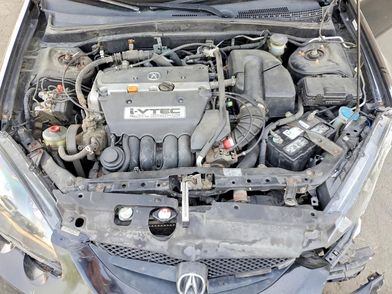 2002 Acura Rsx Black vin: JH4DC54852C012313