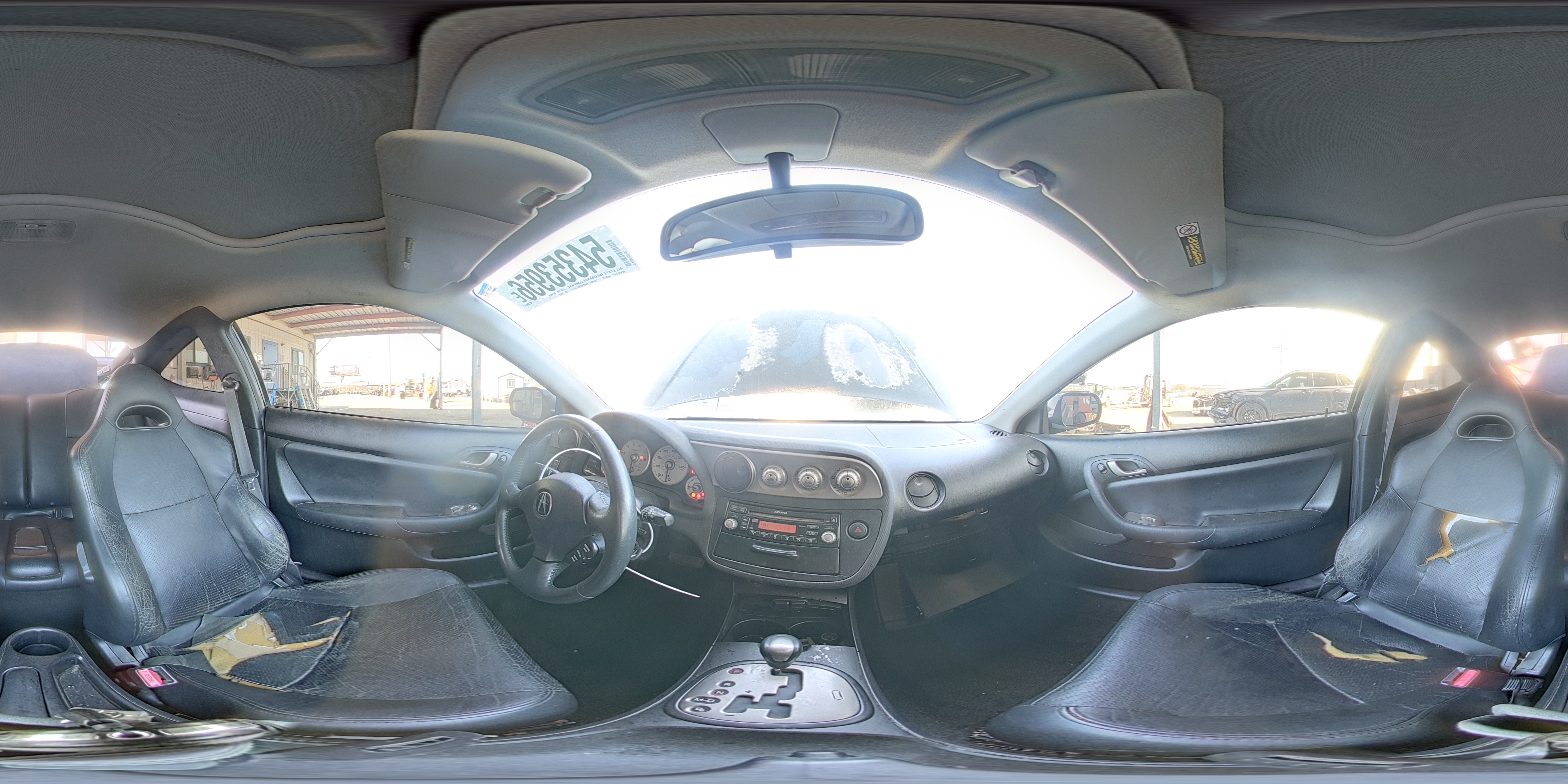 2002 Acura Rsx Black vin: JH4DC54852C012313