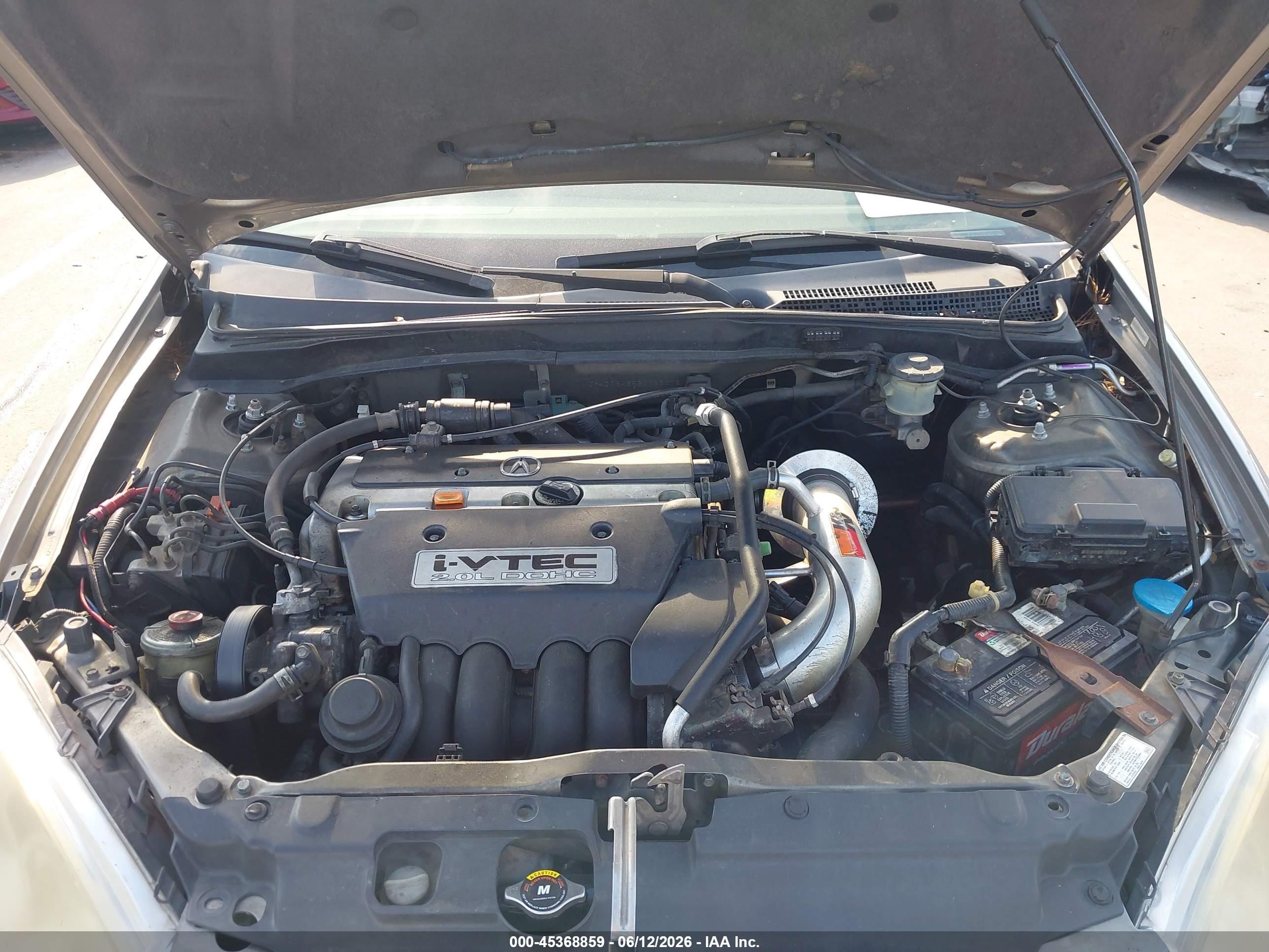 2002 Acura Rsx   Gray vin: JH4DC54852C033372