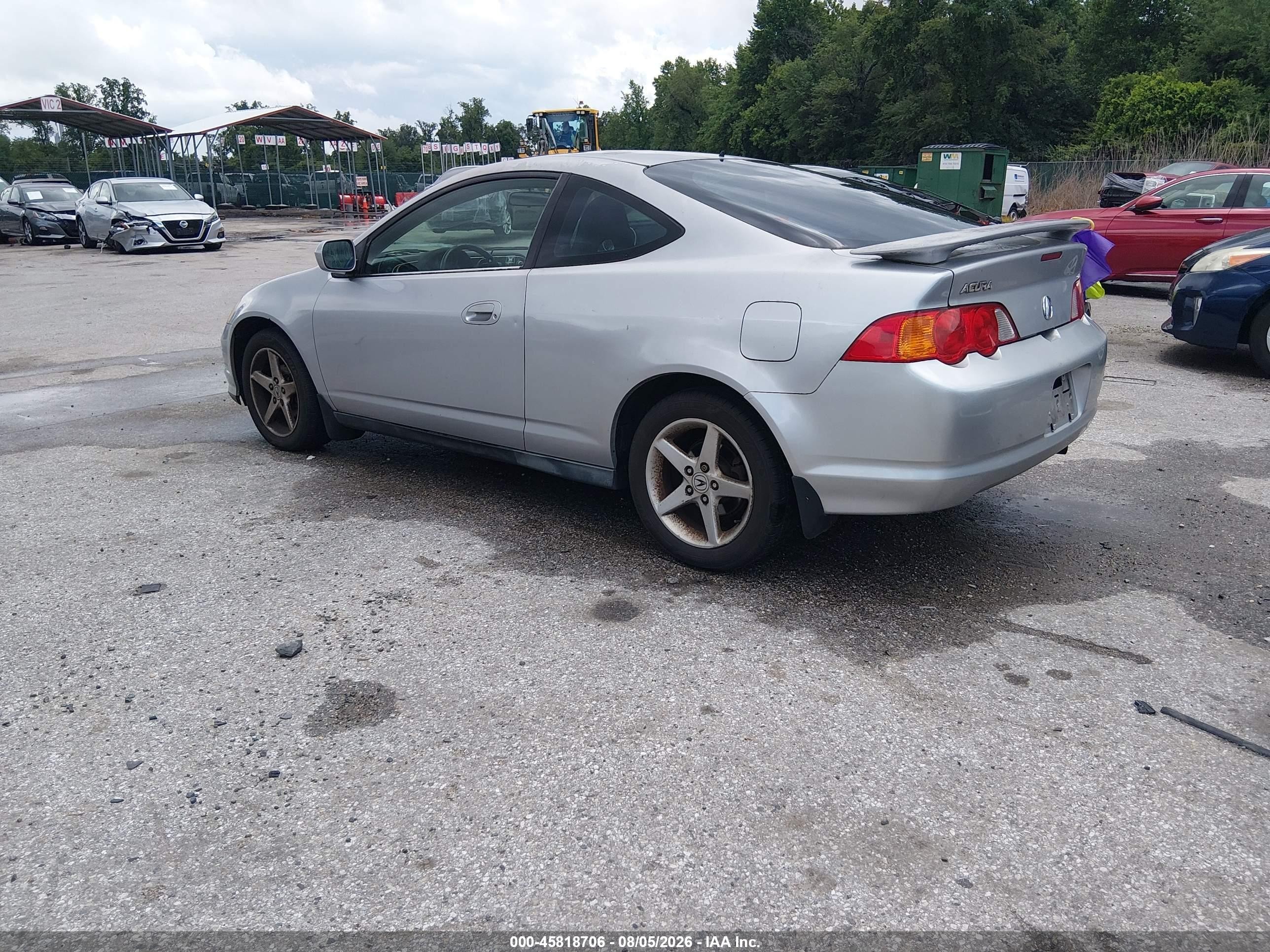 2003 Acura Rsx   Silver vin: JH4DC54853C008456