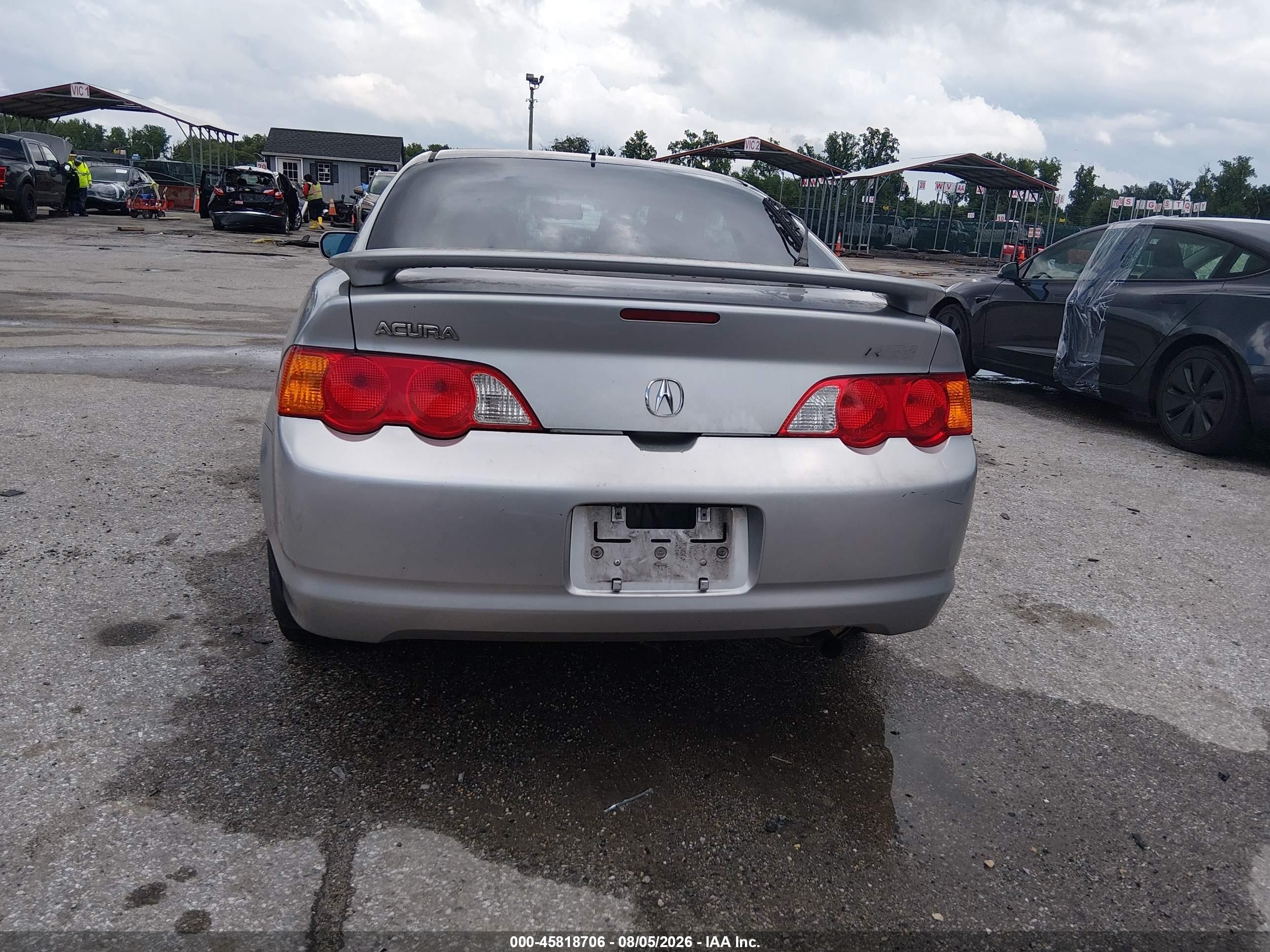2003 Acura Rsx   Silver vin: JH4DC54853C008456