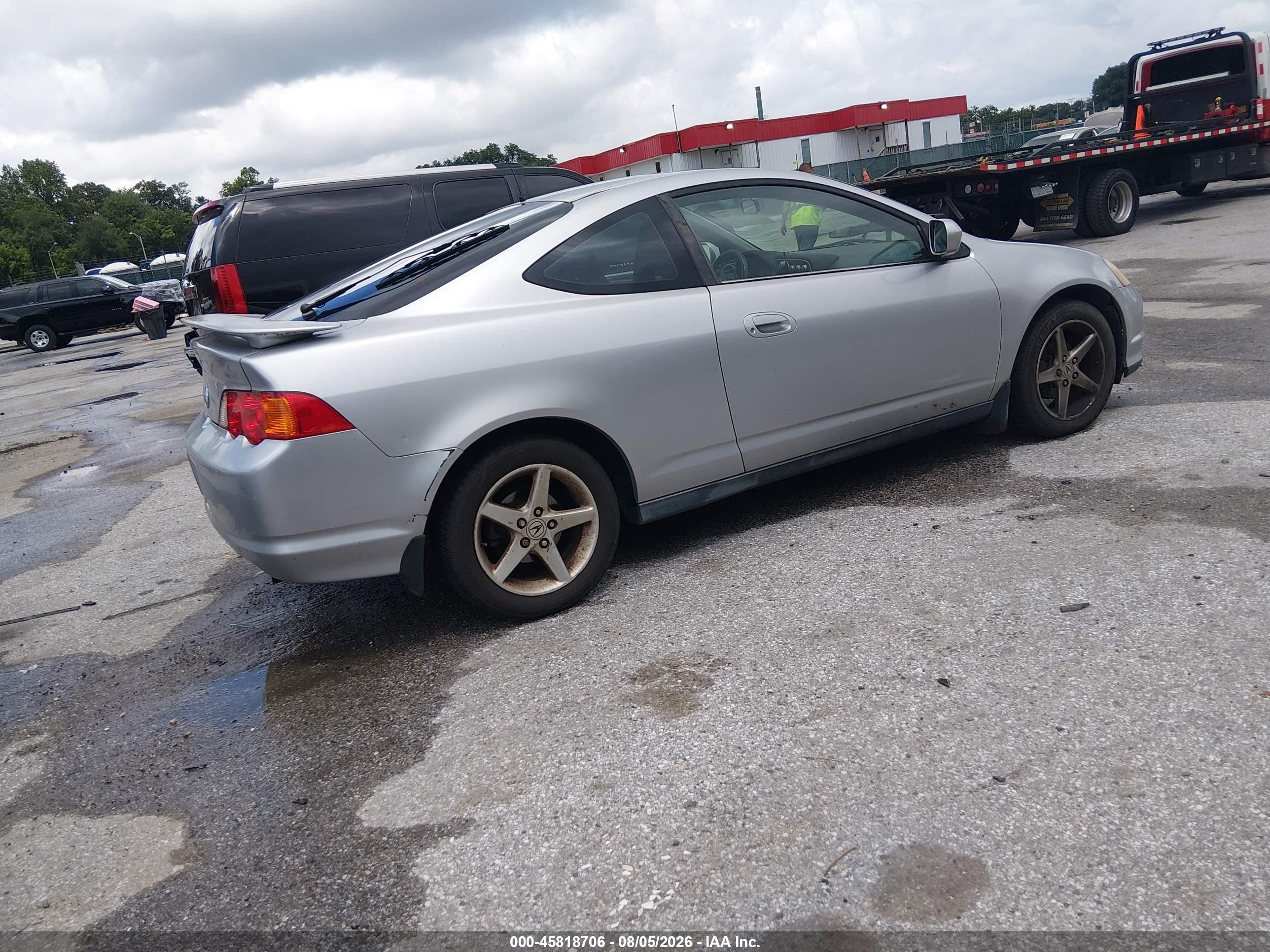 2003 Acura Rsx   Silver vin: JH4DC54853C008456