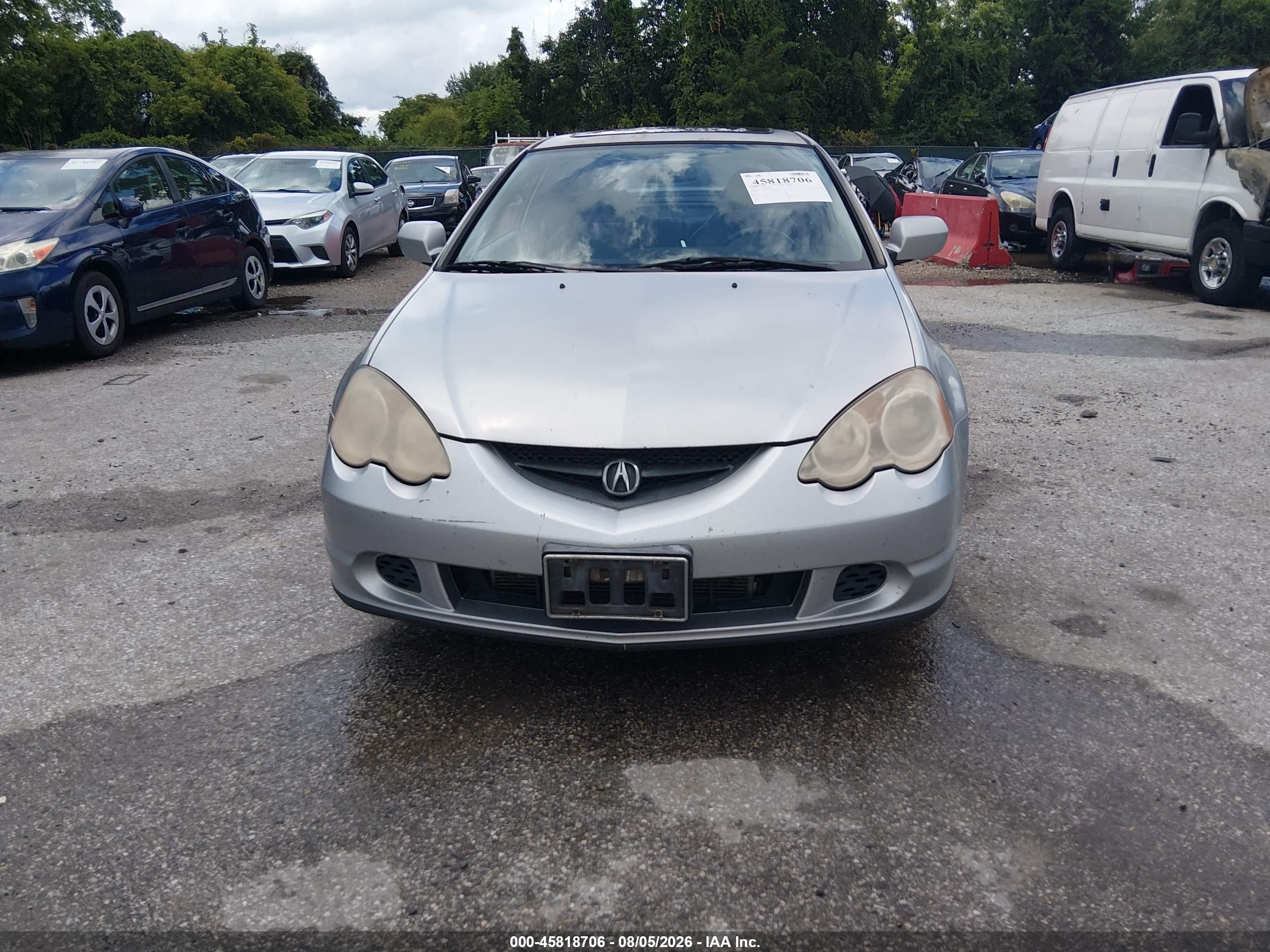 2003 Acura Rsx   Silver vin: JH4DC54853C008456