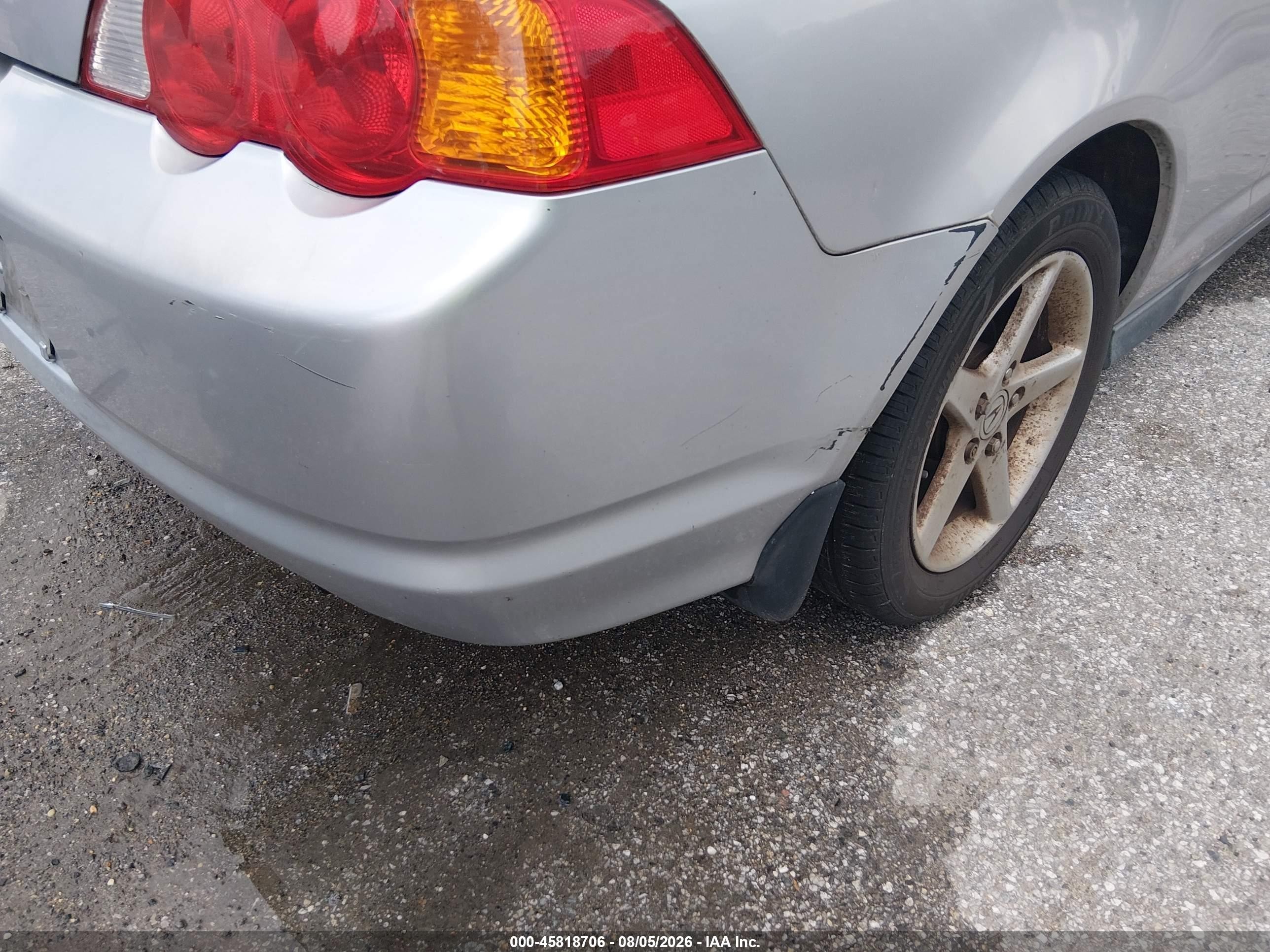 2003 Acura Rsx   Silver vin: JH4DC54853C008456