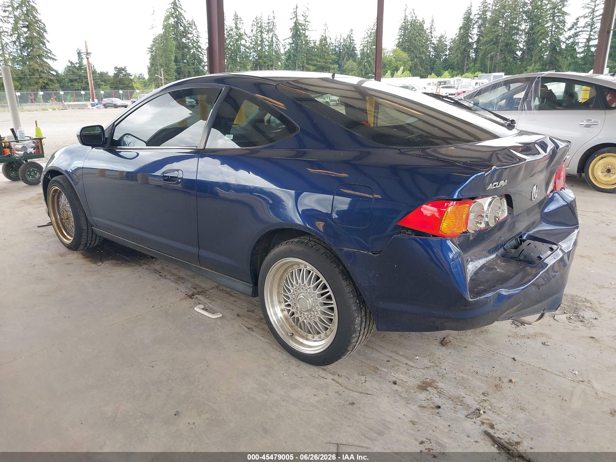 2004 Acura Rsx   Dark Blue vin: JH4DC54854S001935