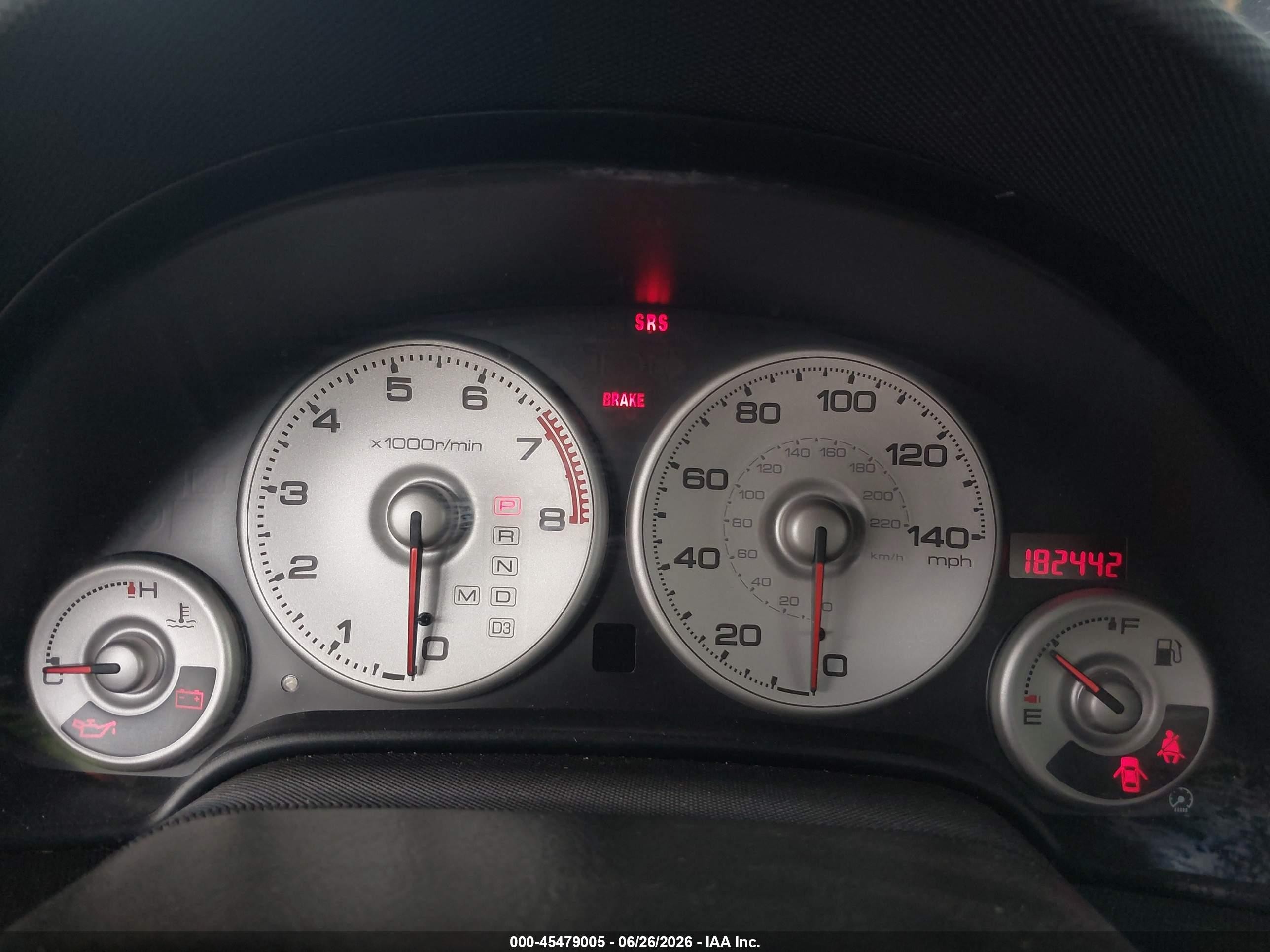2004 Acura Rsx   Dark Blue vin: JH4DC54854S001935