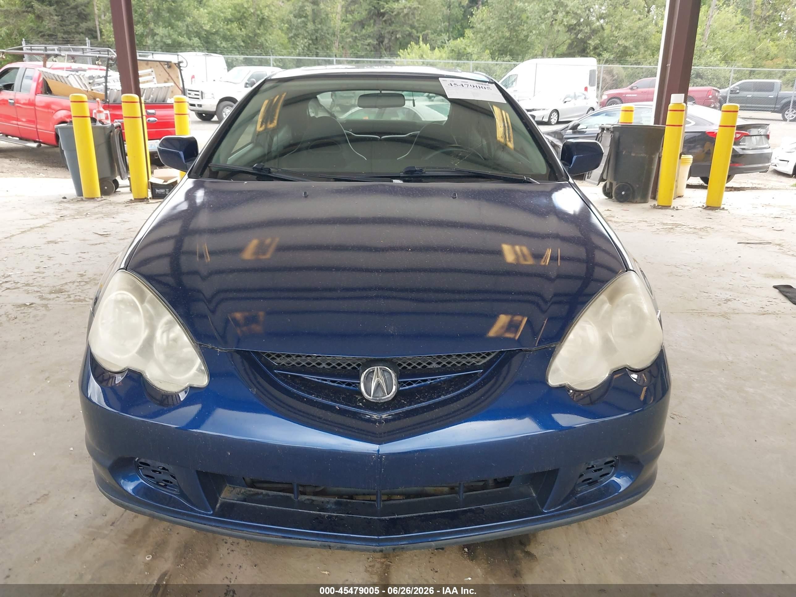 2004 Acura Rsx   Dark Blue vin: JH4DC54854S001935