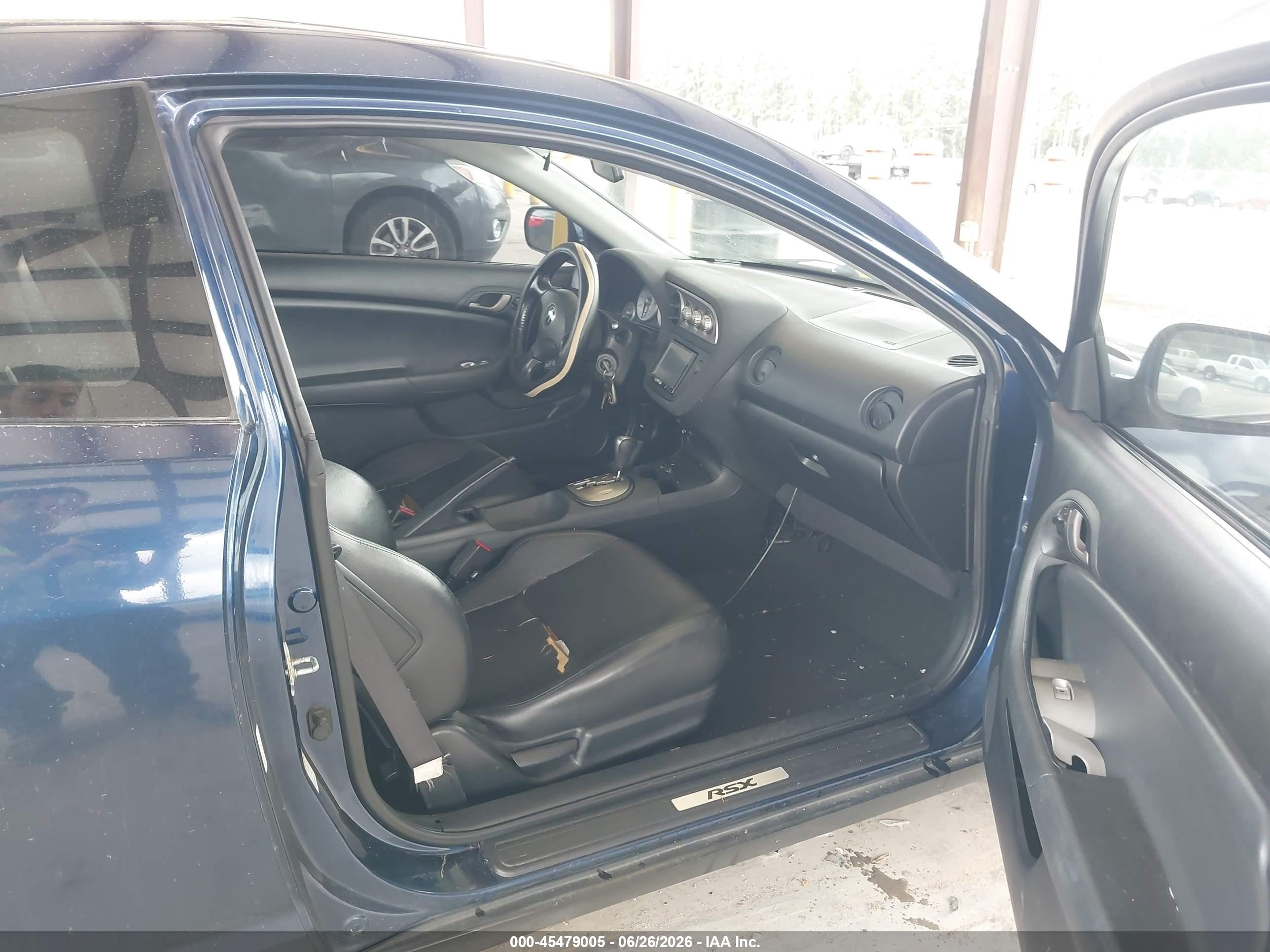 2004 Acura Rsx   Dark Blue vin: JH4DC54854S001935