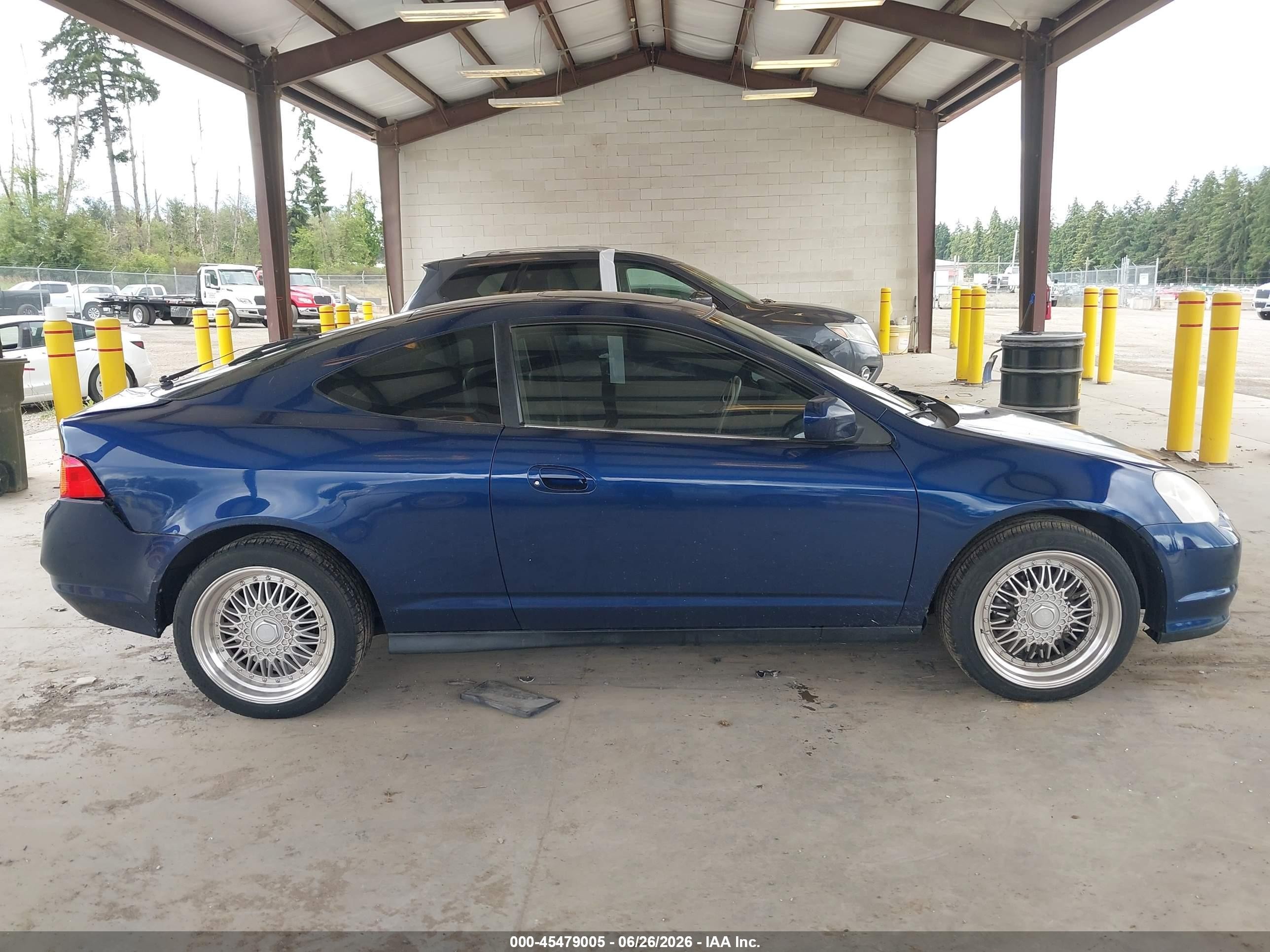 2004 Acura Rsx   Dark Blue vin: JH4DC54854S001935