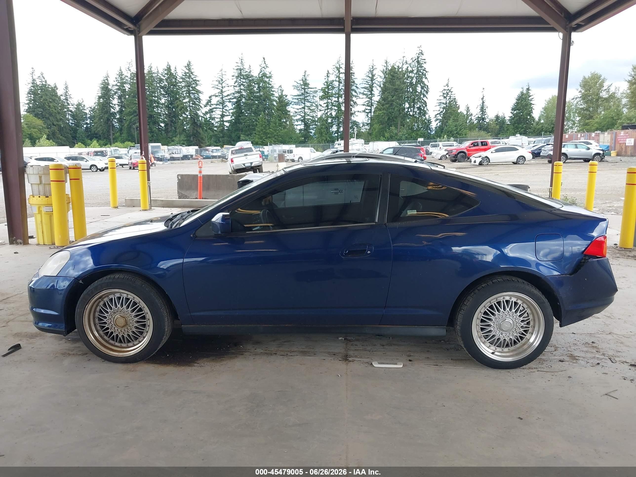 2004 Acura Rsx   Dark Blue vin: JH4DC54854S001935