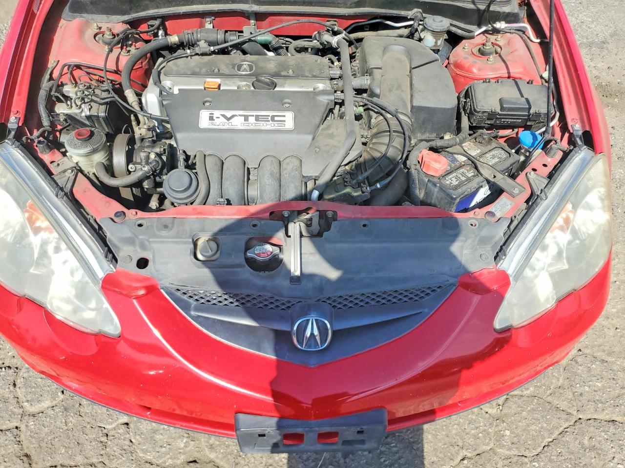 2004 Acura Rsx Red vin: JH4DC54854S011039