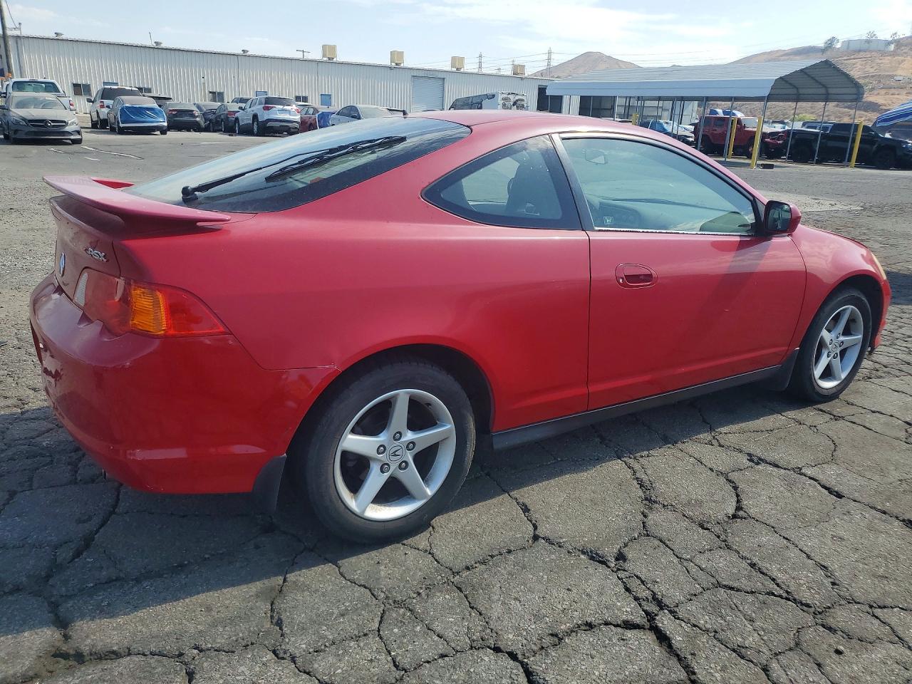 2004 Acura Rsx Red vin: JH4DC54854S011039