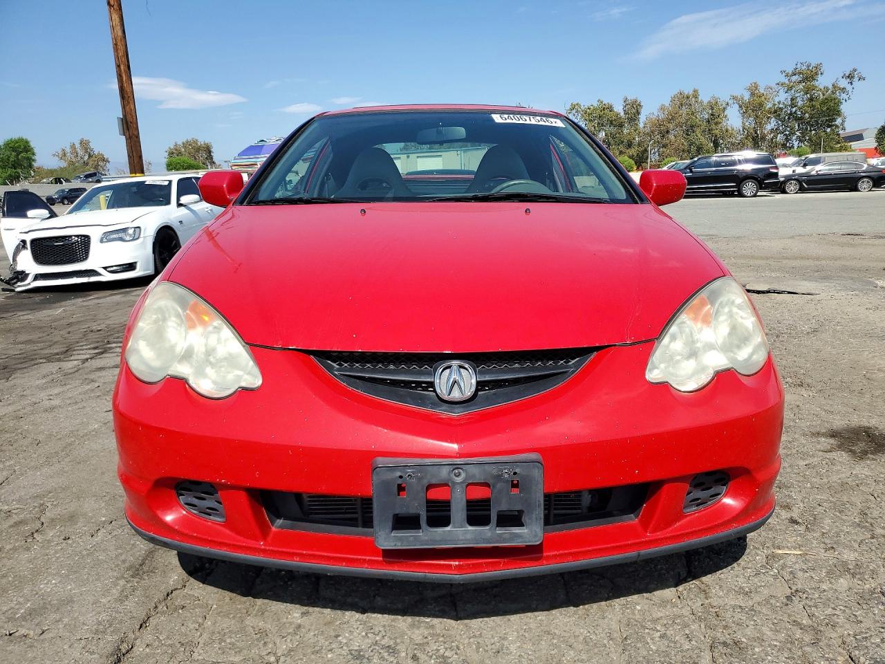 2004 Acura Rsx Red vin: JH4DC54854S011039