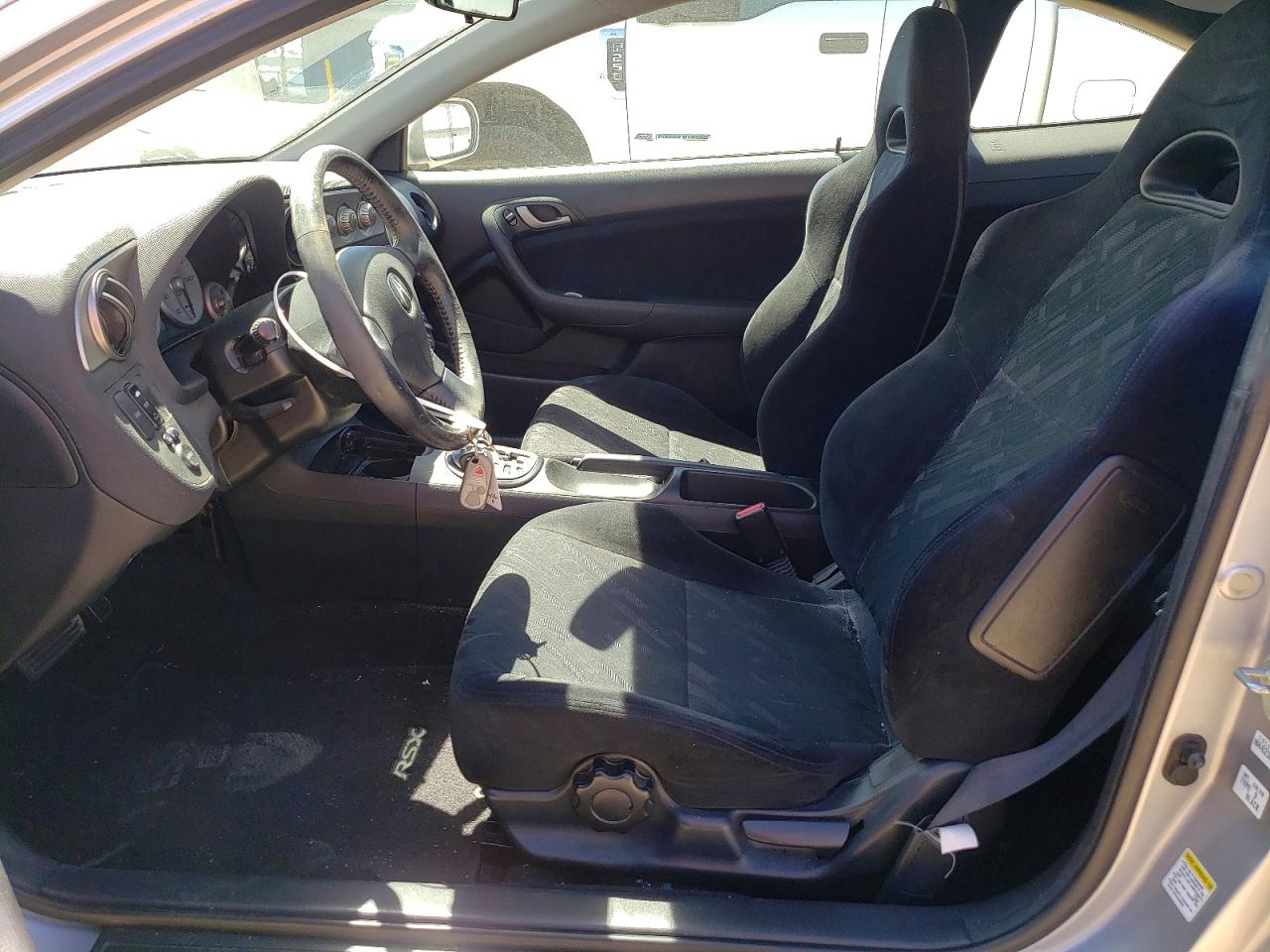 2004 Acura Rsx Silver vin: JH4DC54854S012496