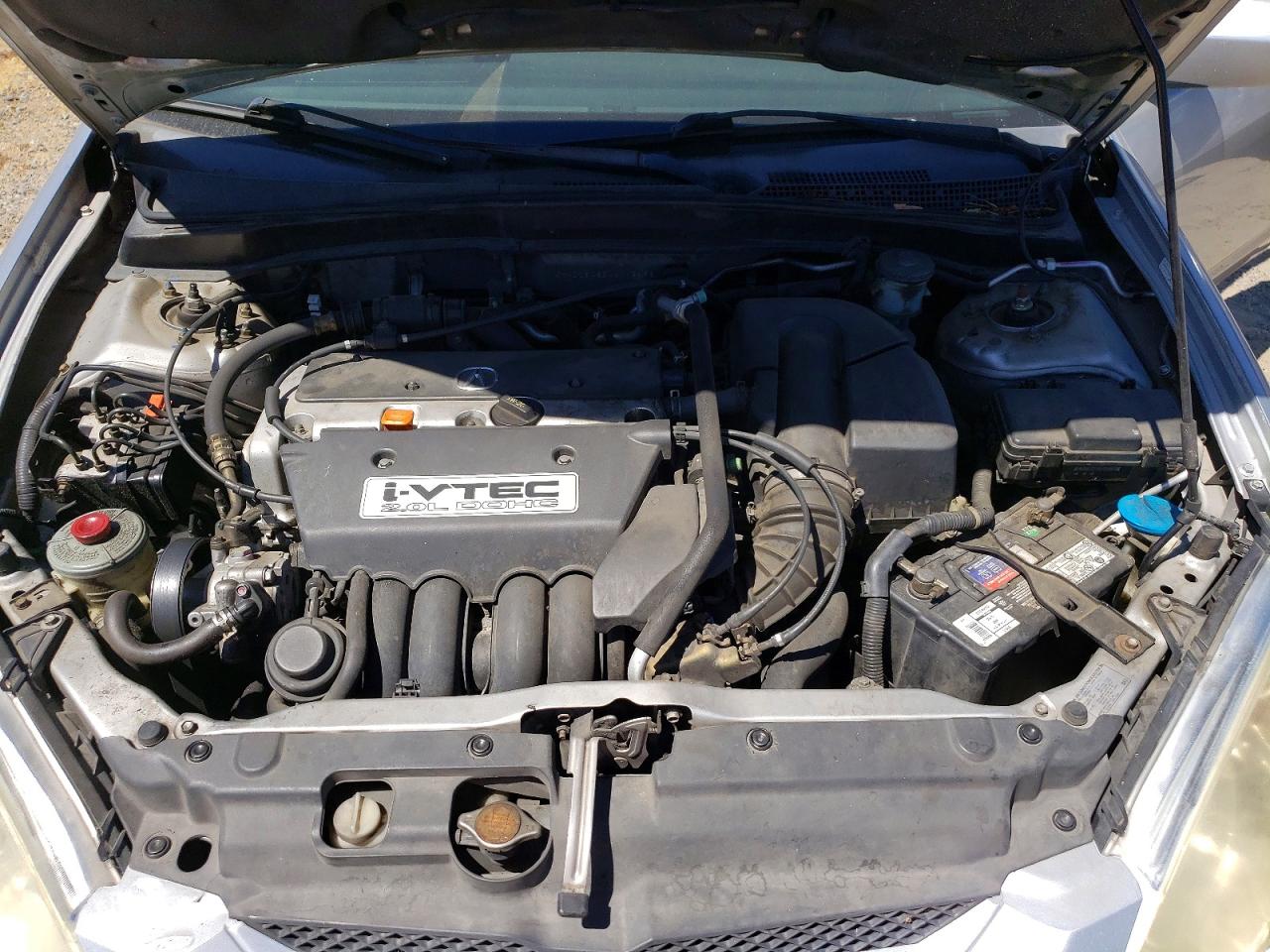 2004 Acura Rsx Silver vin: JH4DC54854S012496