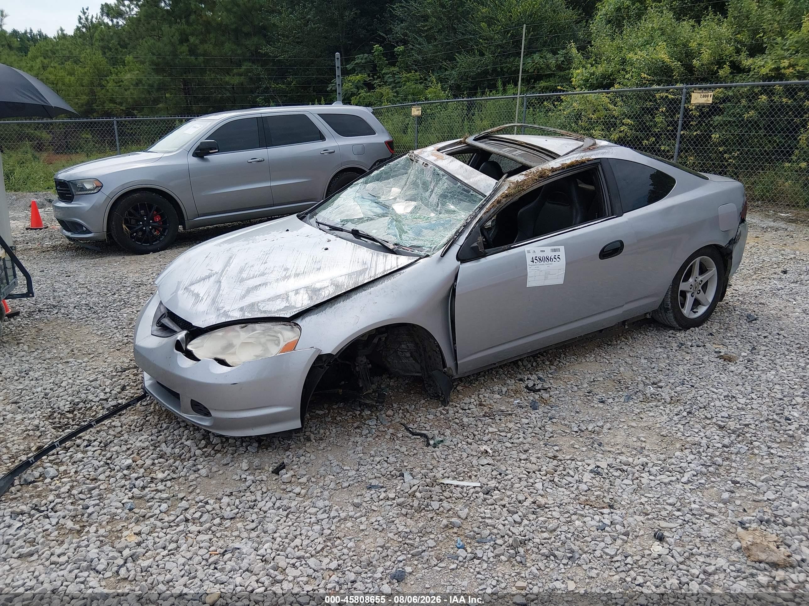 2004 Acura Rsx   Silver vin: JH4DC54854S014541