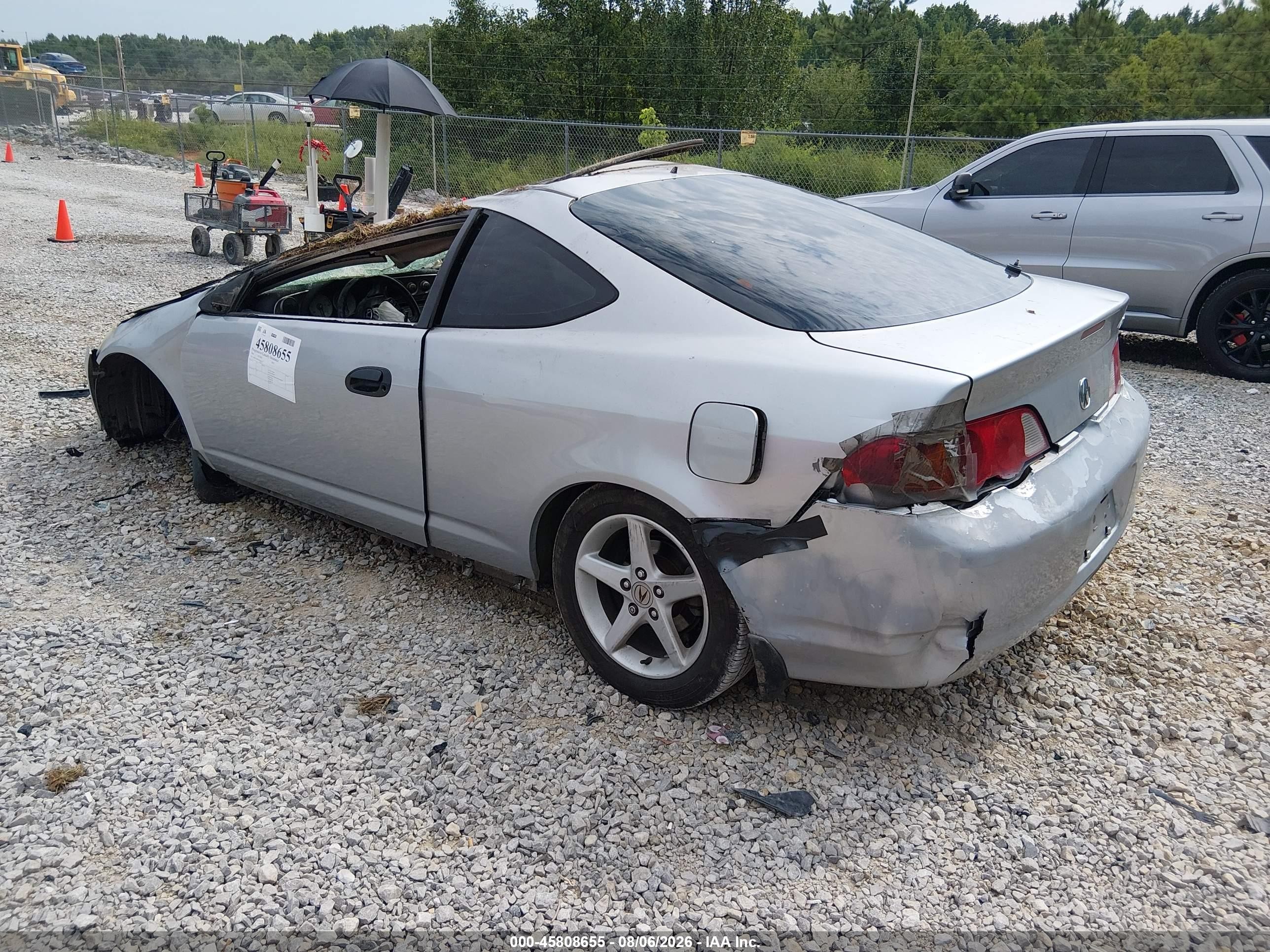 2004 Acura Rsx   Silver vin: JH4DC54854S014541