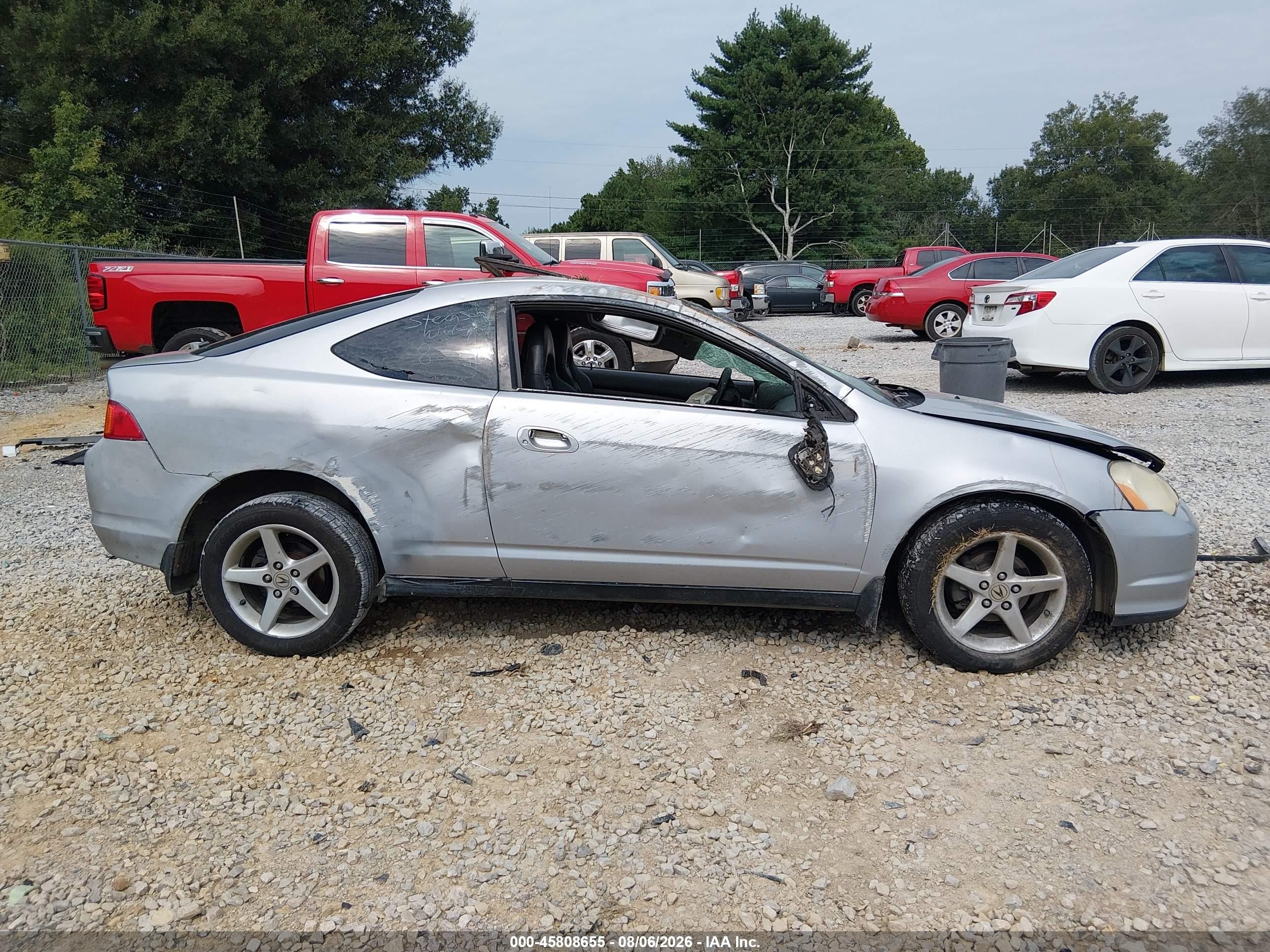 2004 Acura Rsx   Silver vin: JH4DC54854S014541