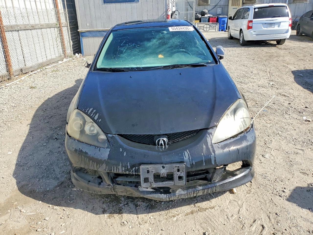 2005 Acura Rsx Black vin: JH4DC54855S002858