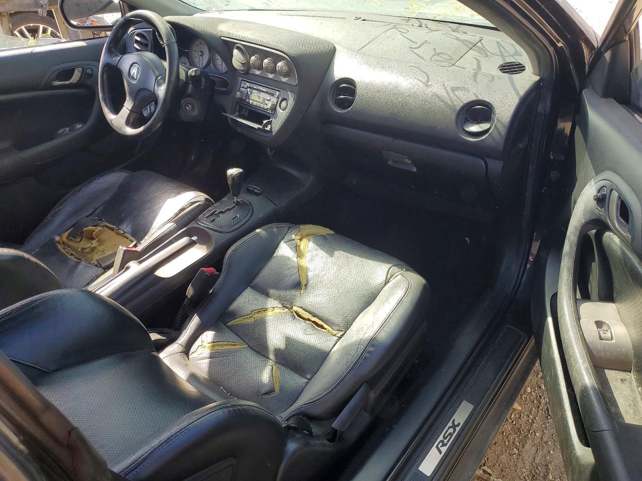 2005 Acura Rsx Black vin: JH4DC54855S002858