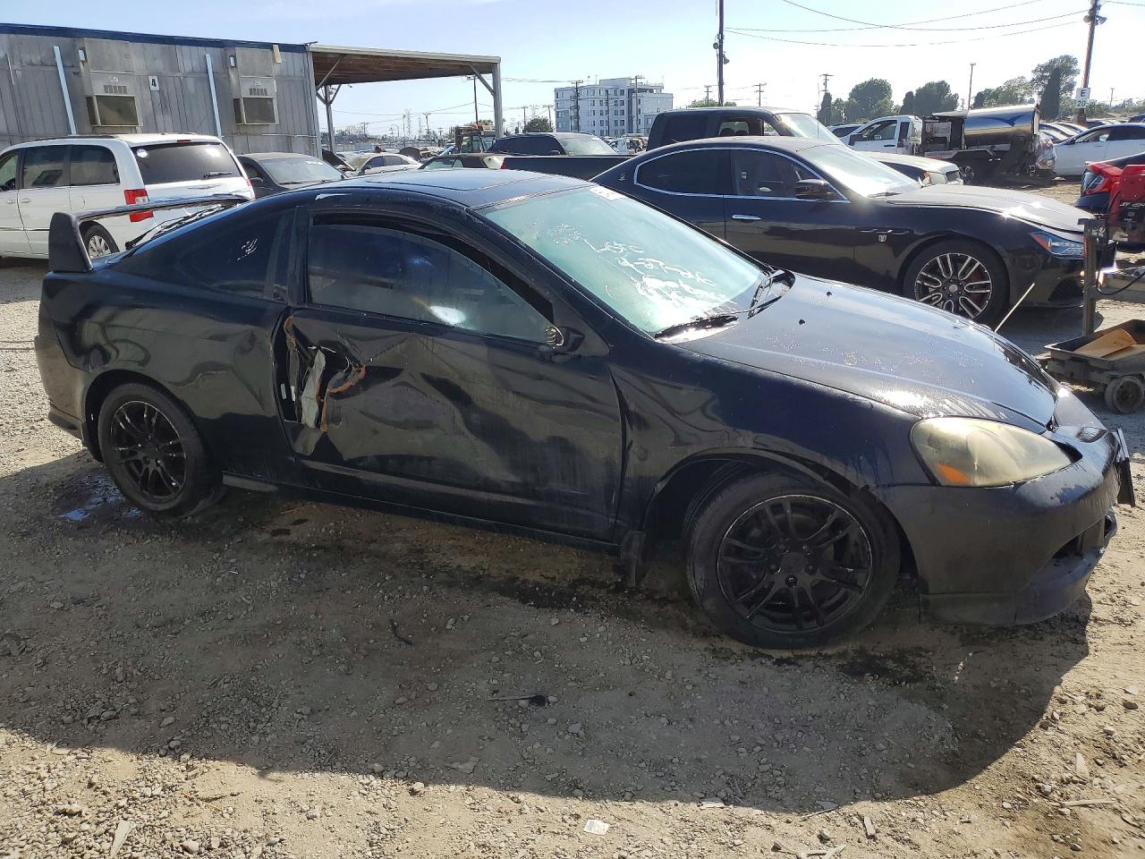 2005 Acura Rsx Black vin: JH4DC54855S002858