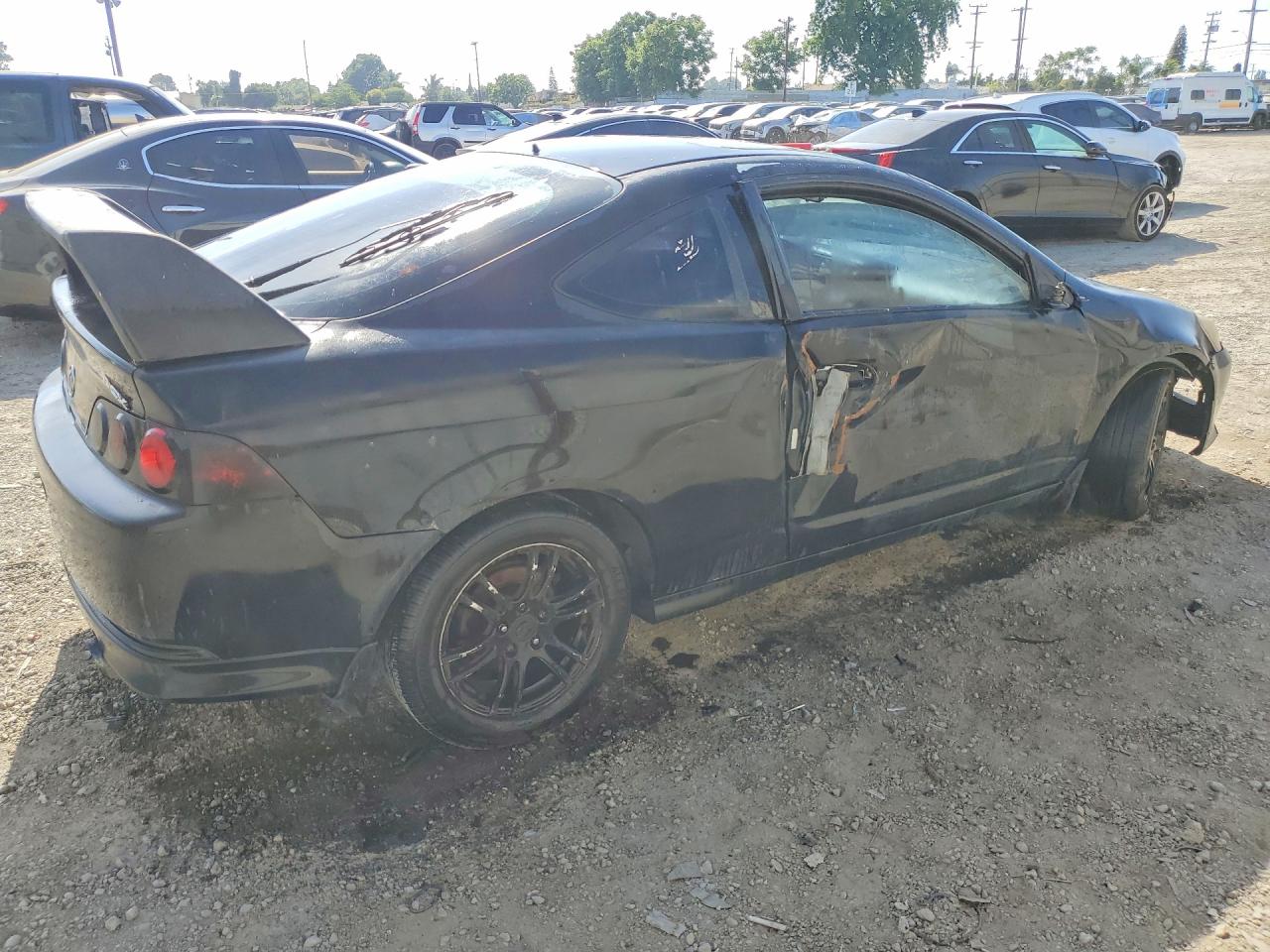 2005 Acura Rsx Black vin: JH4DC54855S002858