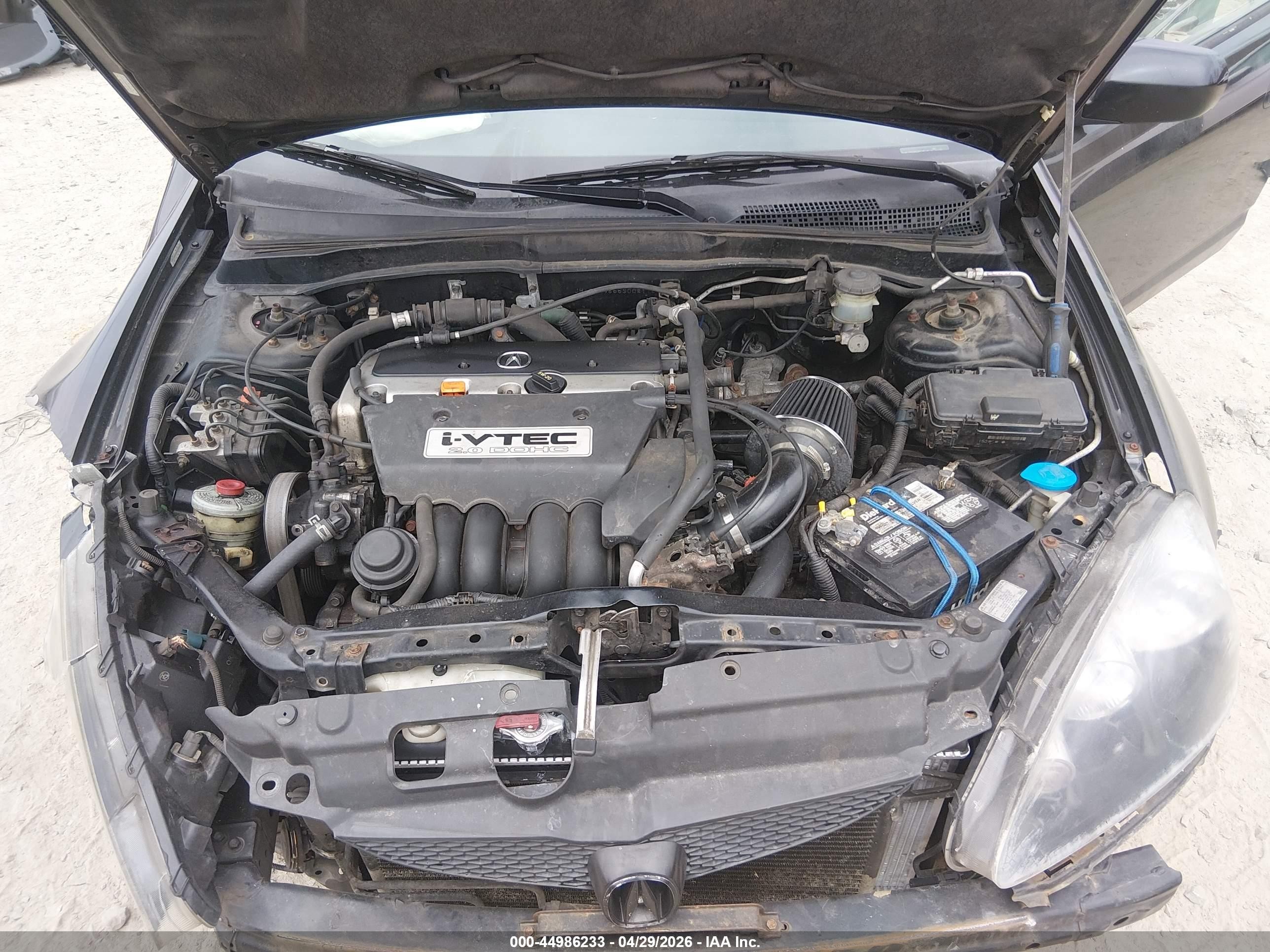 2005 Acura Rsx   Black vin: JH4DC54855S008112