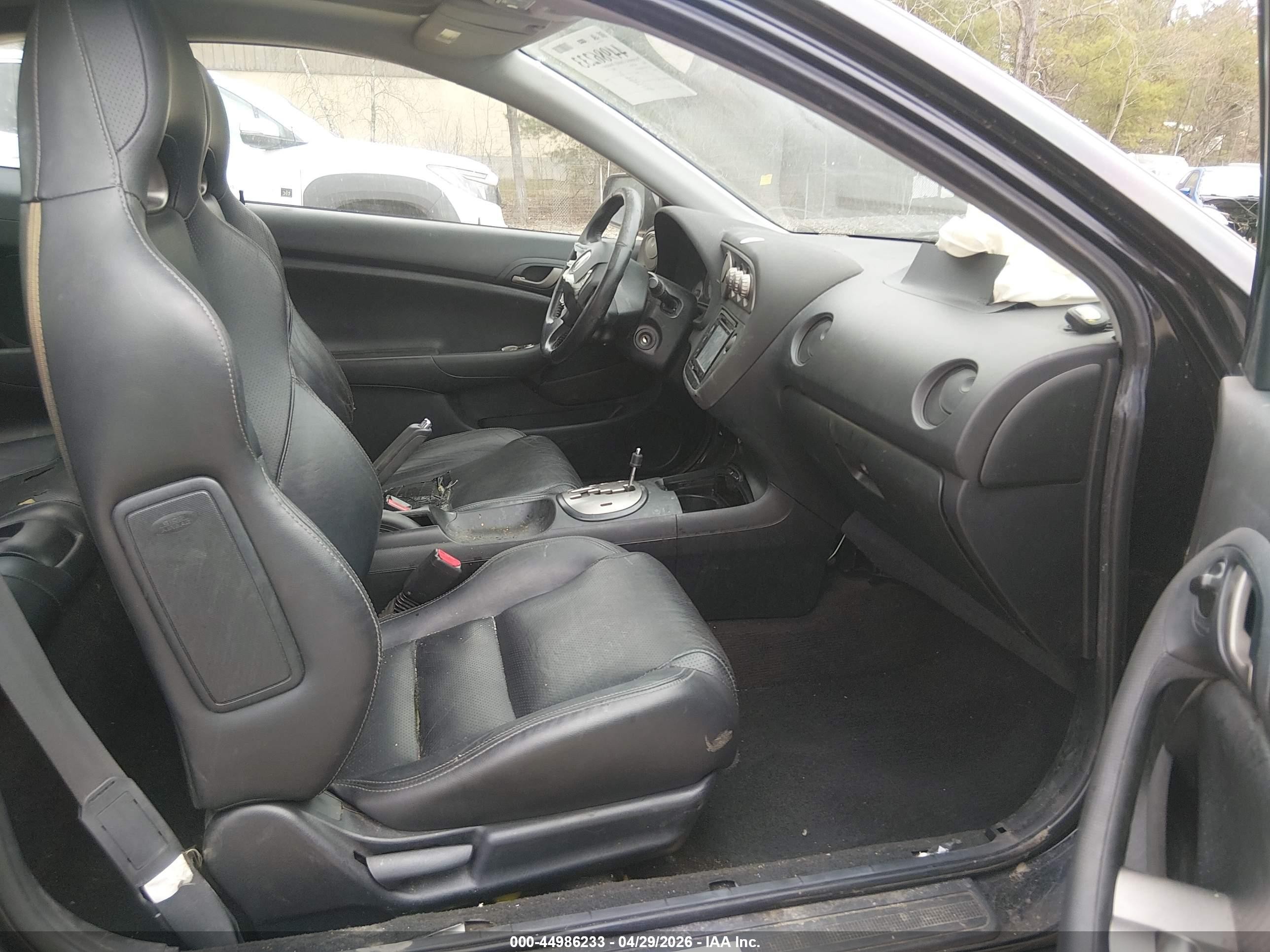 2005 Acura Rsx   Black vin: JH4DC54855S008112