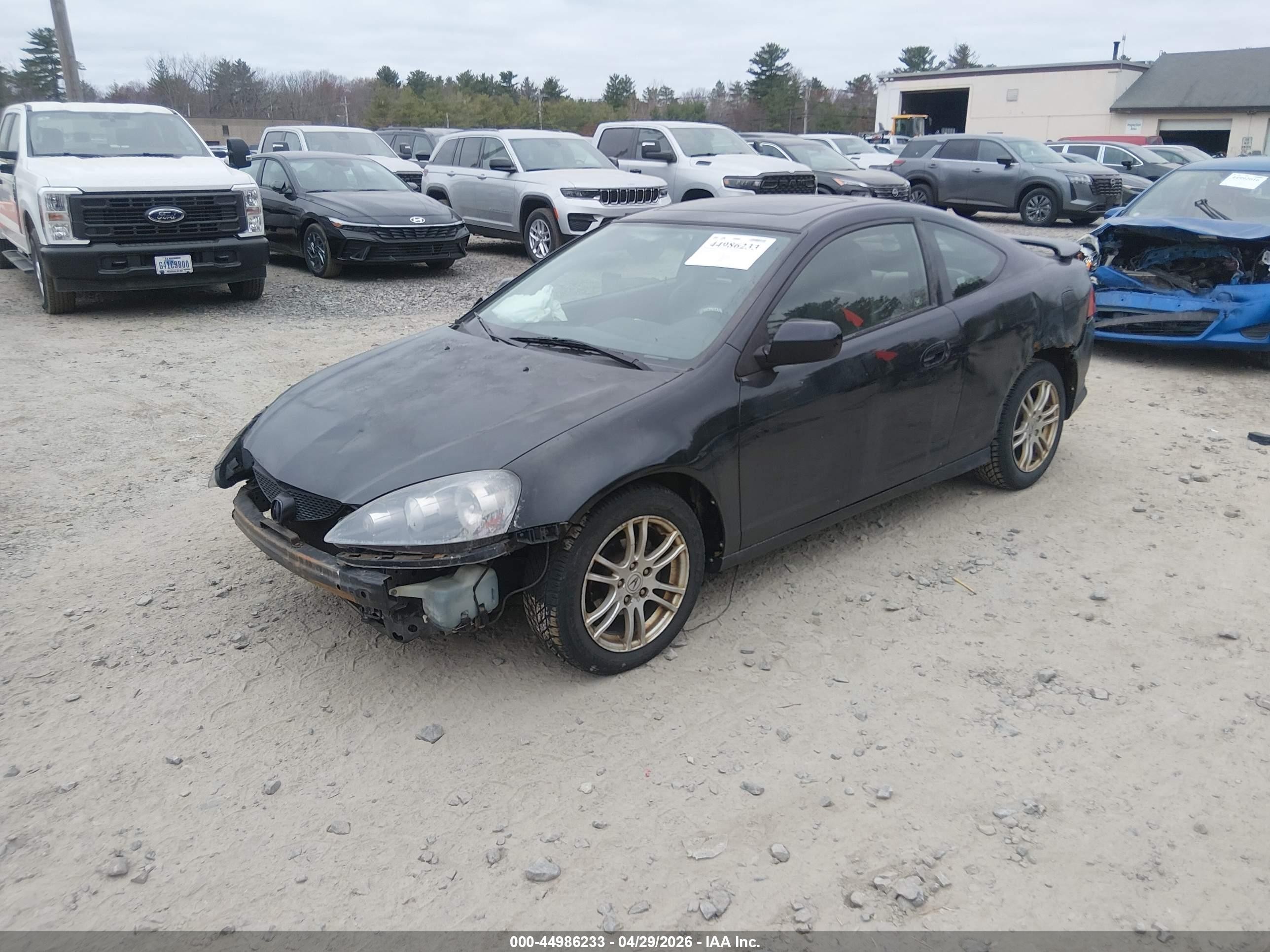 2005 Acura Rsx   Black vin: JH4DC54855S008112