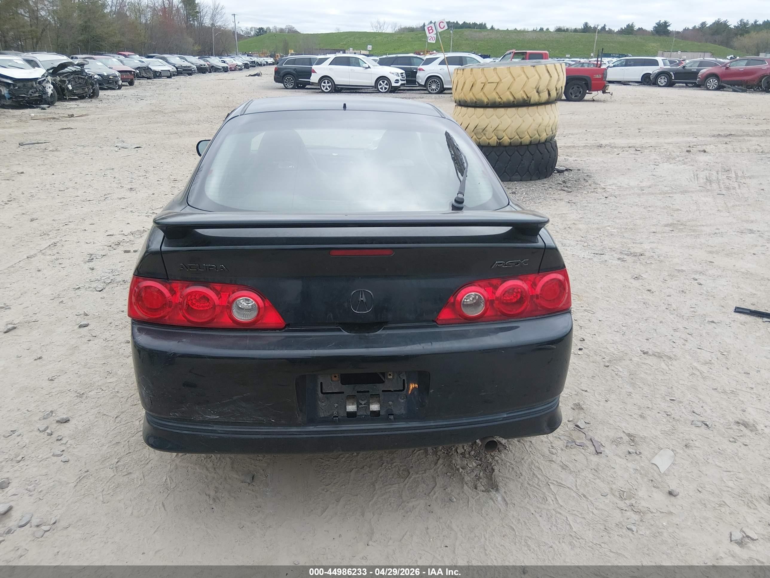 2005 Acura Rsx   Black vin: JH4DC54855S008112