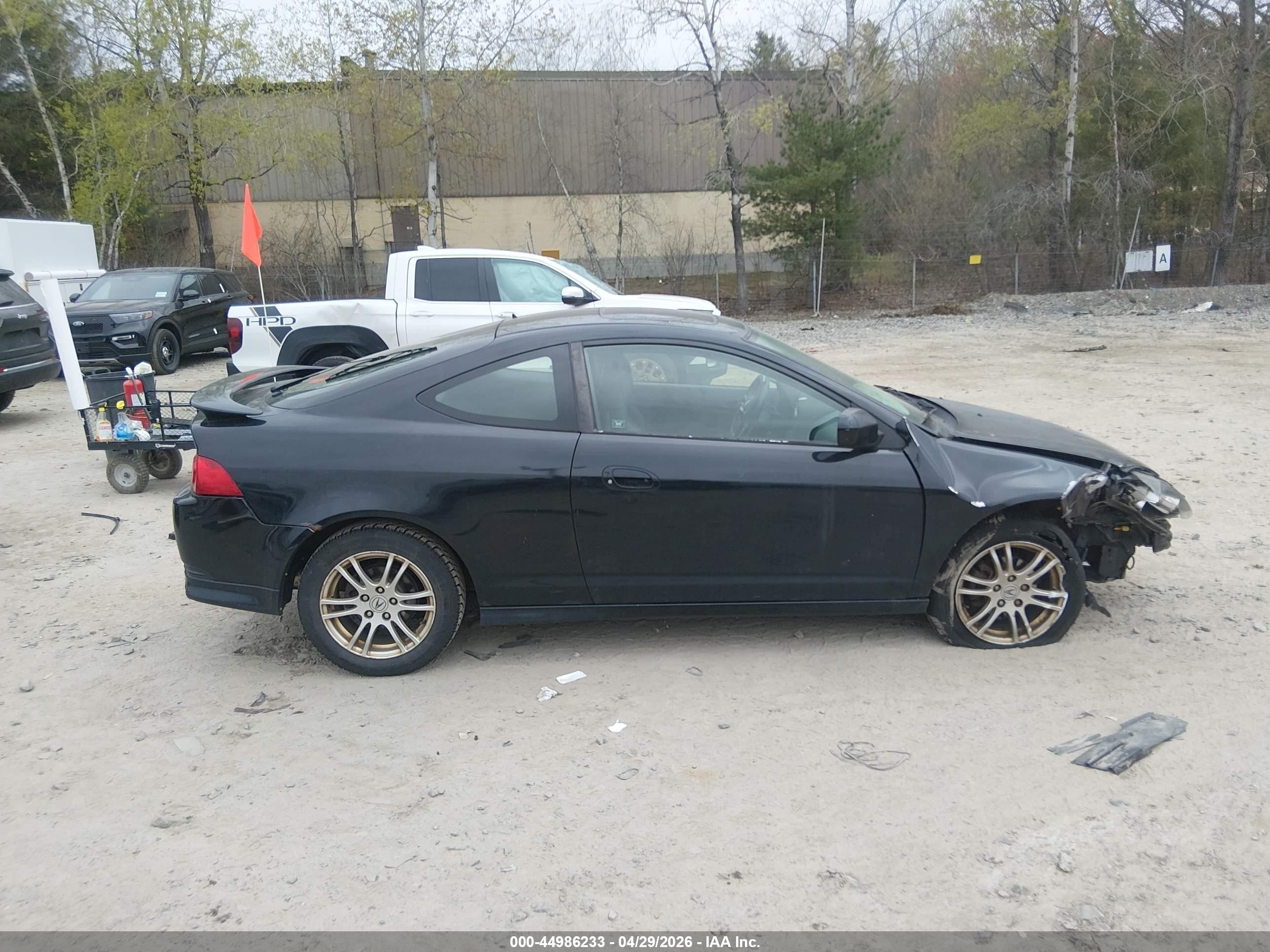 2005 Acura Rsx   Black vin: JH4DC54855S008112