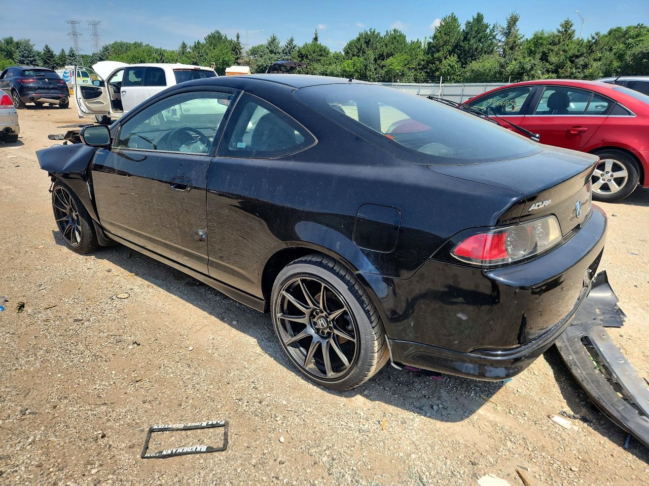 2006 Acura Rsx Black vin: JH4DC54856S001825