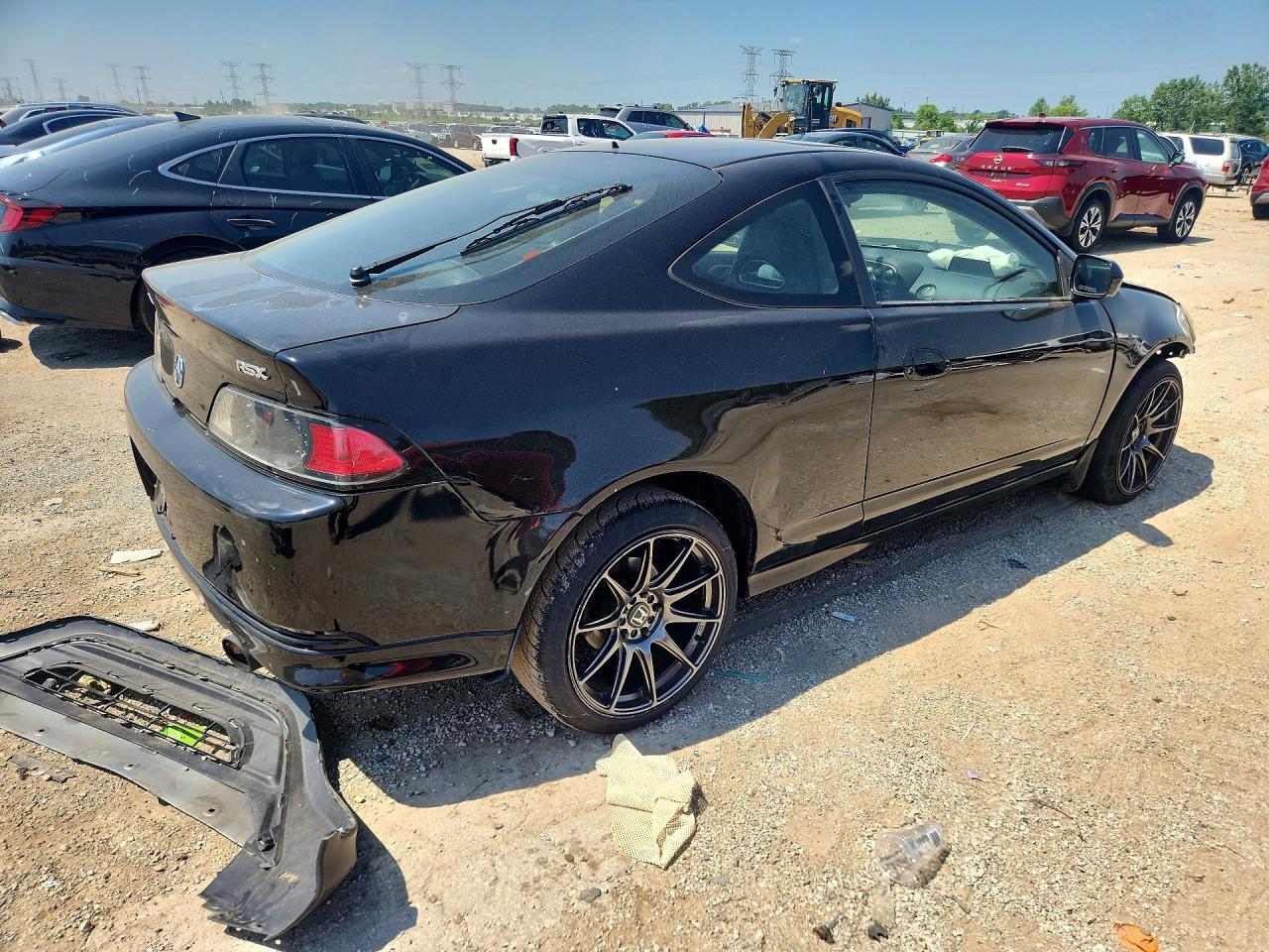 2006 Acura Rsx Black vin: JH4DC54856S001825
