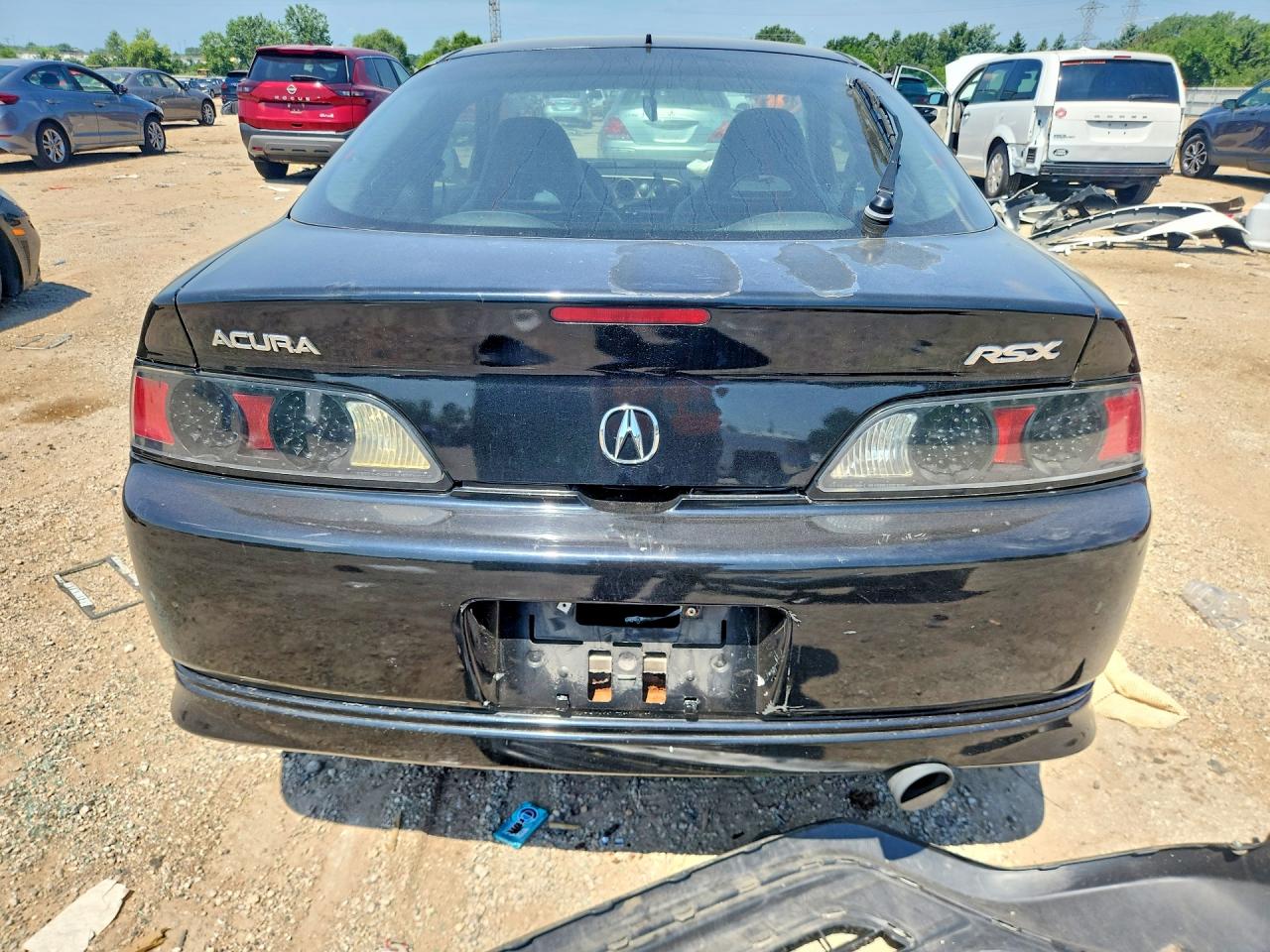 2006 Acura Rsx Black vin: JH4DC54856S001825