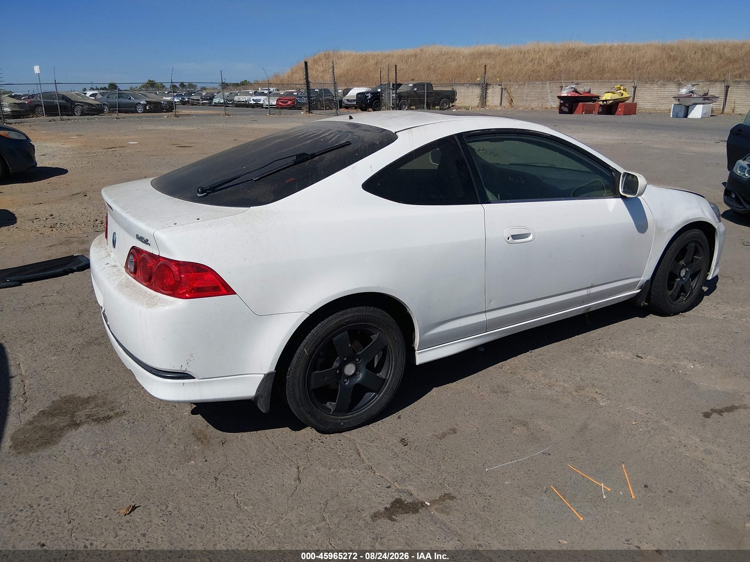 2006 Acura Rsx   White vin: JH4DC54856S020276