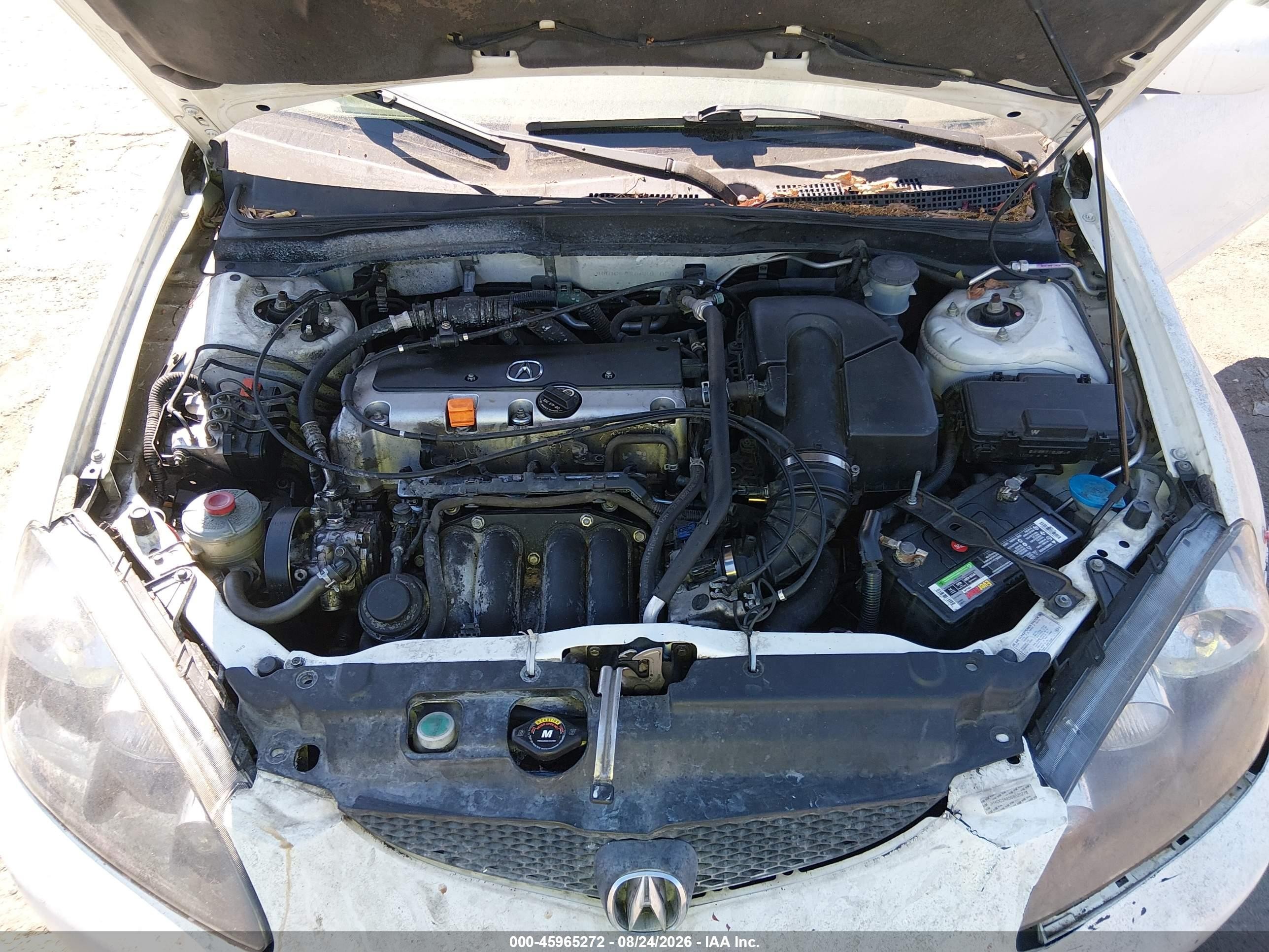 2006 Acura Rsx   White vin: JH4DC54856S020276
