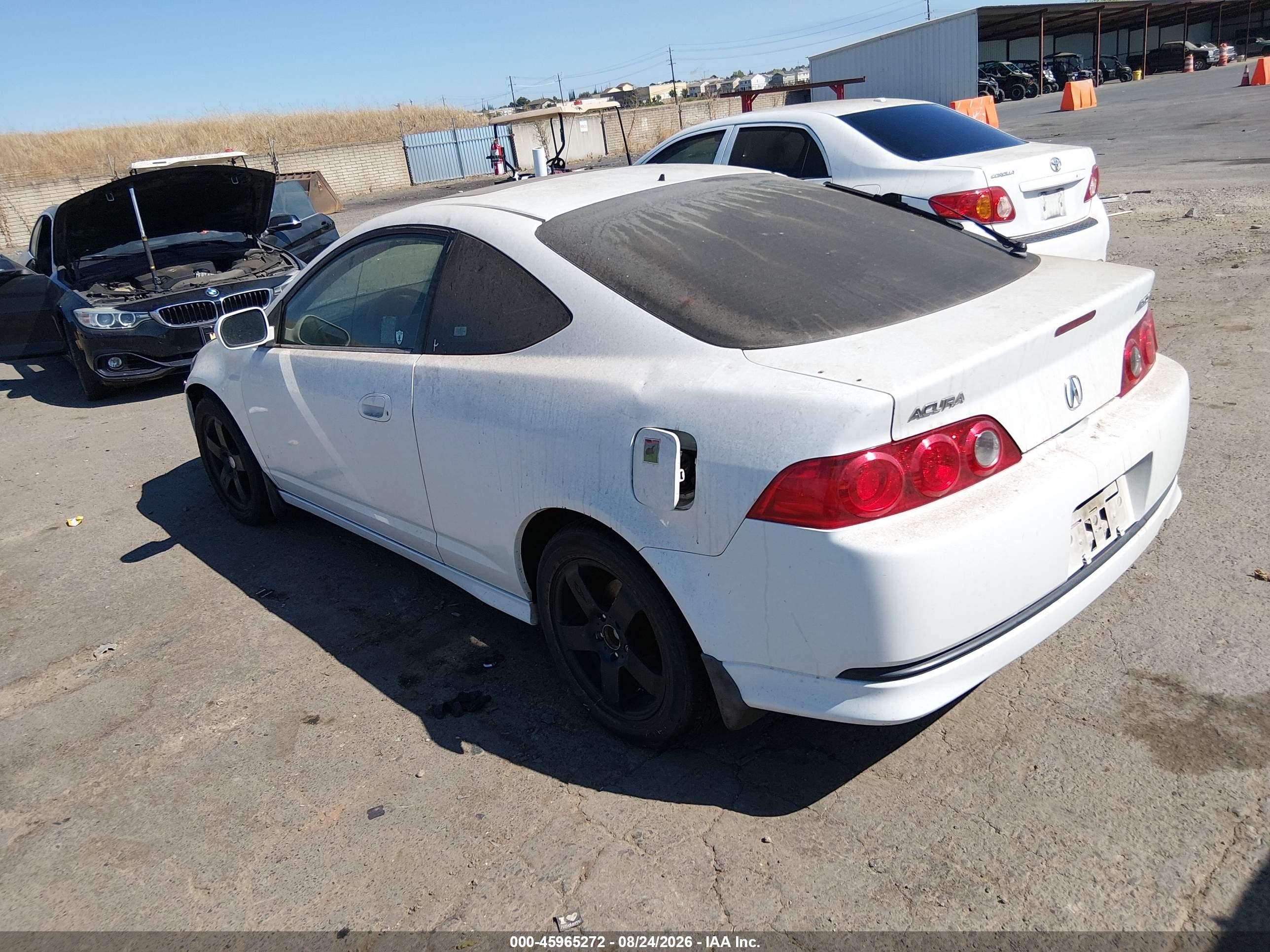 2006 Acura Rsx   White vin: JH4DC54856S020276