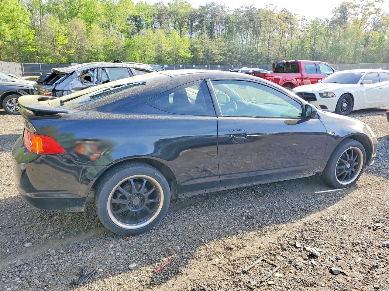 2003 Acura Rsx Black vin: JH4DC54863C012936