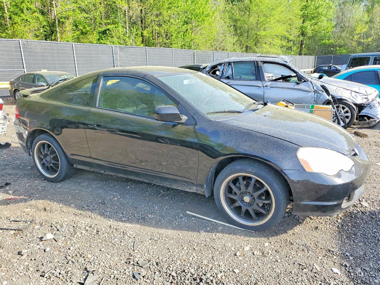 2003 Acura Rsx Black vin: JH4DC54863C012936