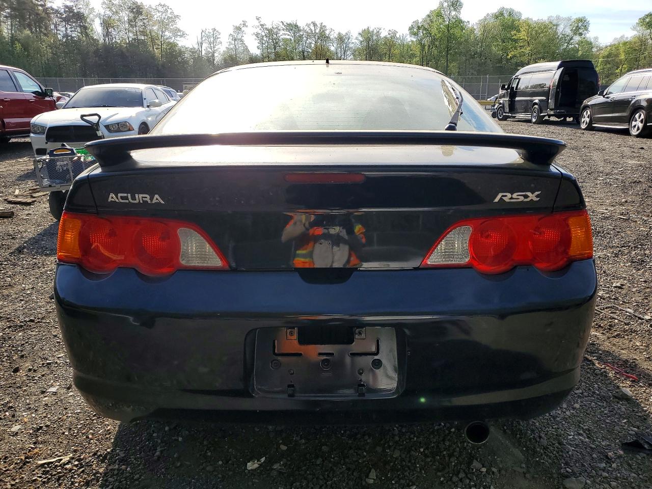 2003 Acura Rsx Black vin: JH4DC54863C012936