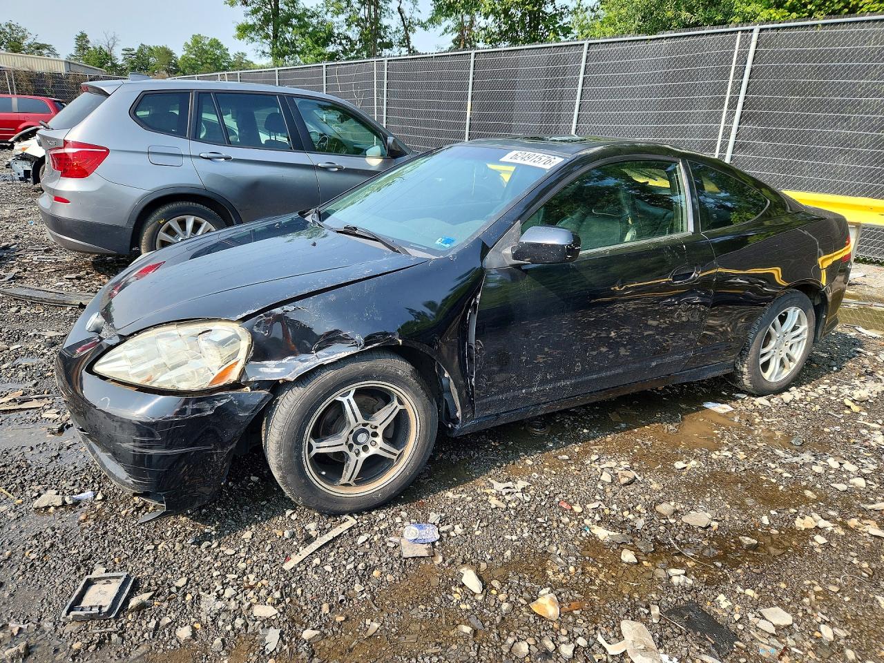 2006 Acura Rsx Черный vin: JH4DC54866S002529