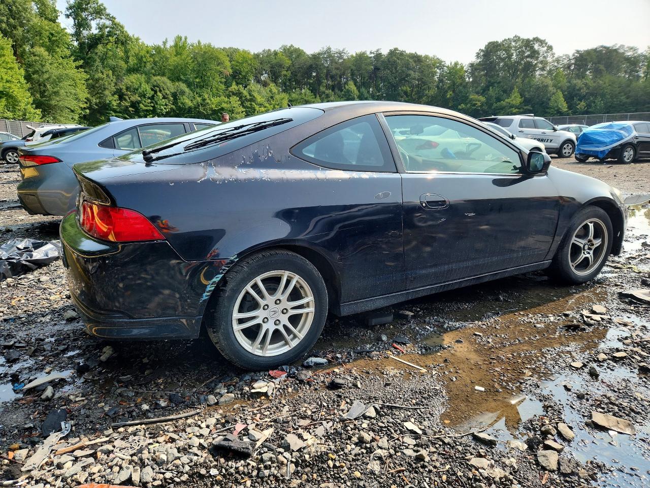 2006 Acura Rsx Black vin: JH4DC54866S002529
