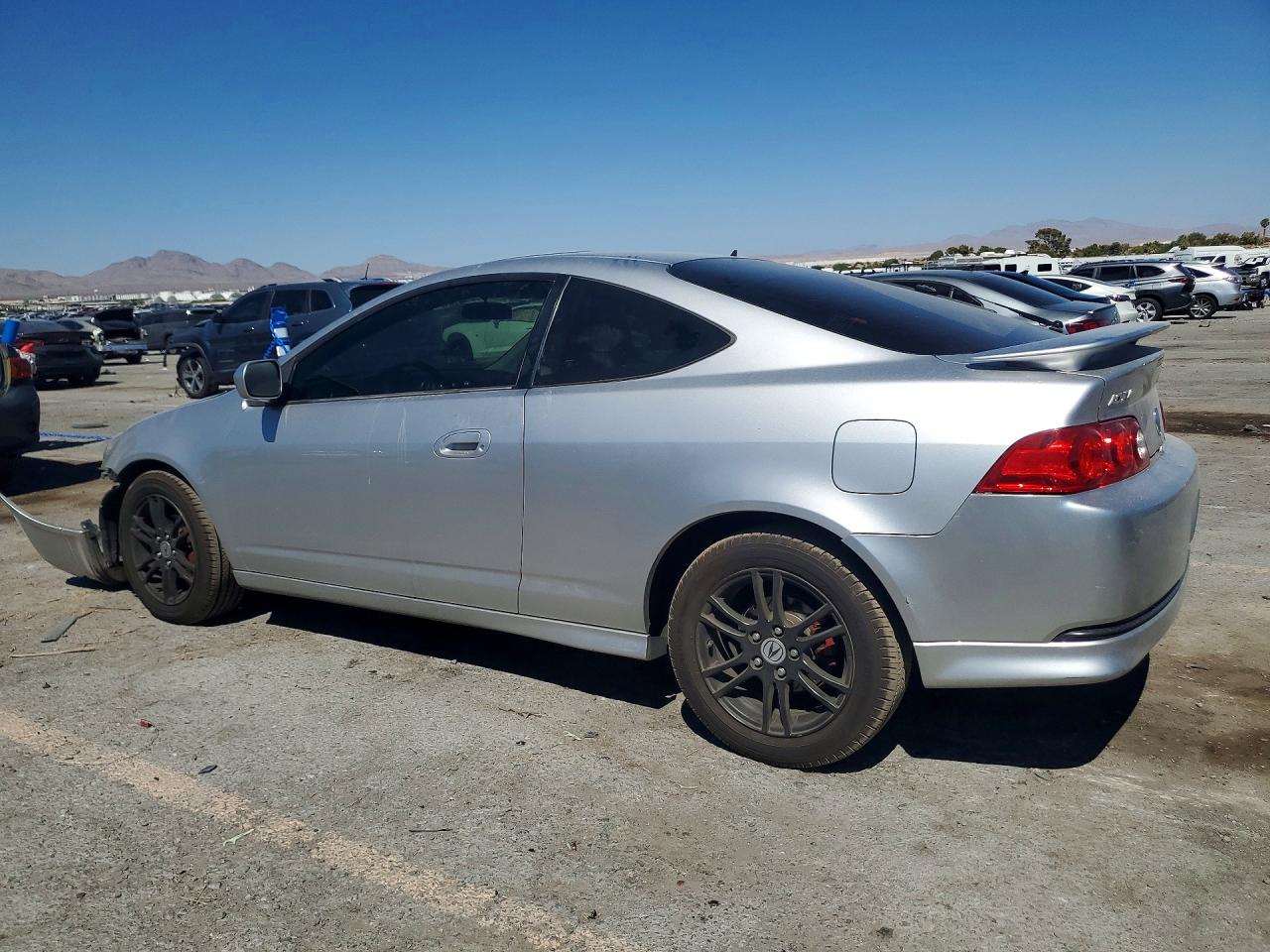 2006 Acura Rsx Silver vin: JH4DC54866S006192