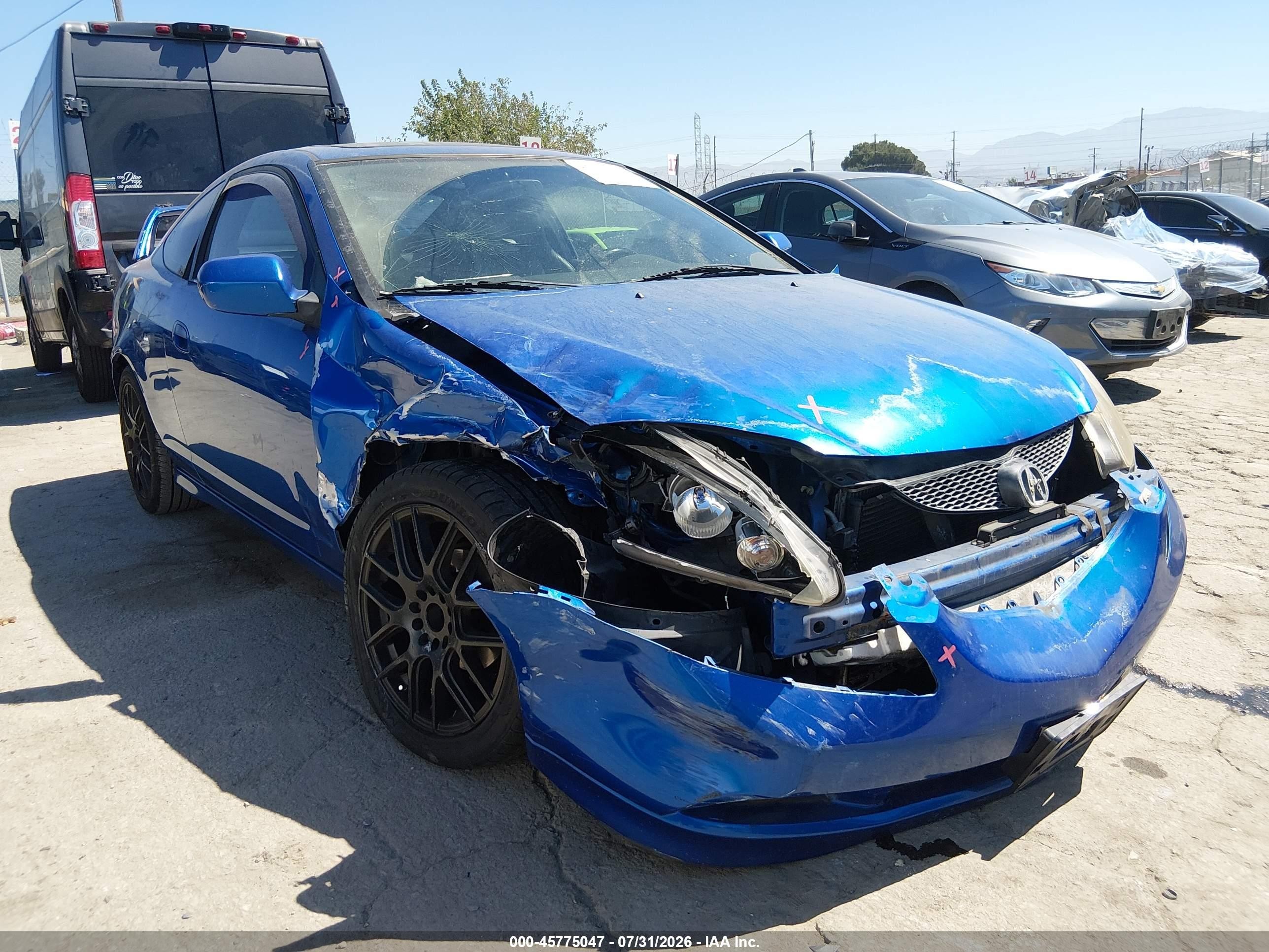 2006 Acura Rsx   Blue vin: JH4DC54866S011859