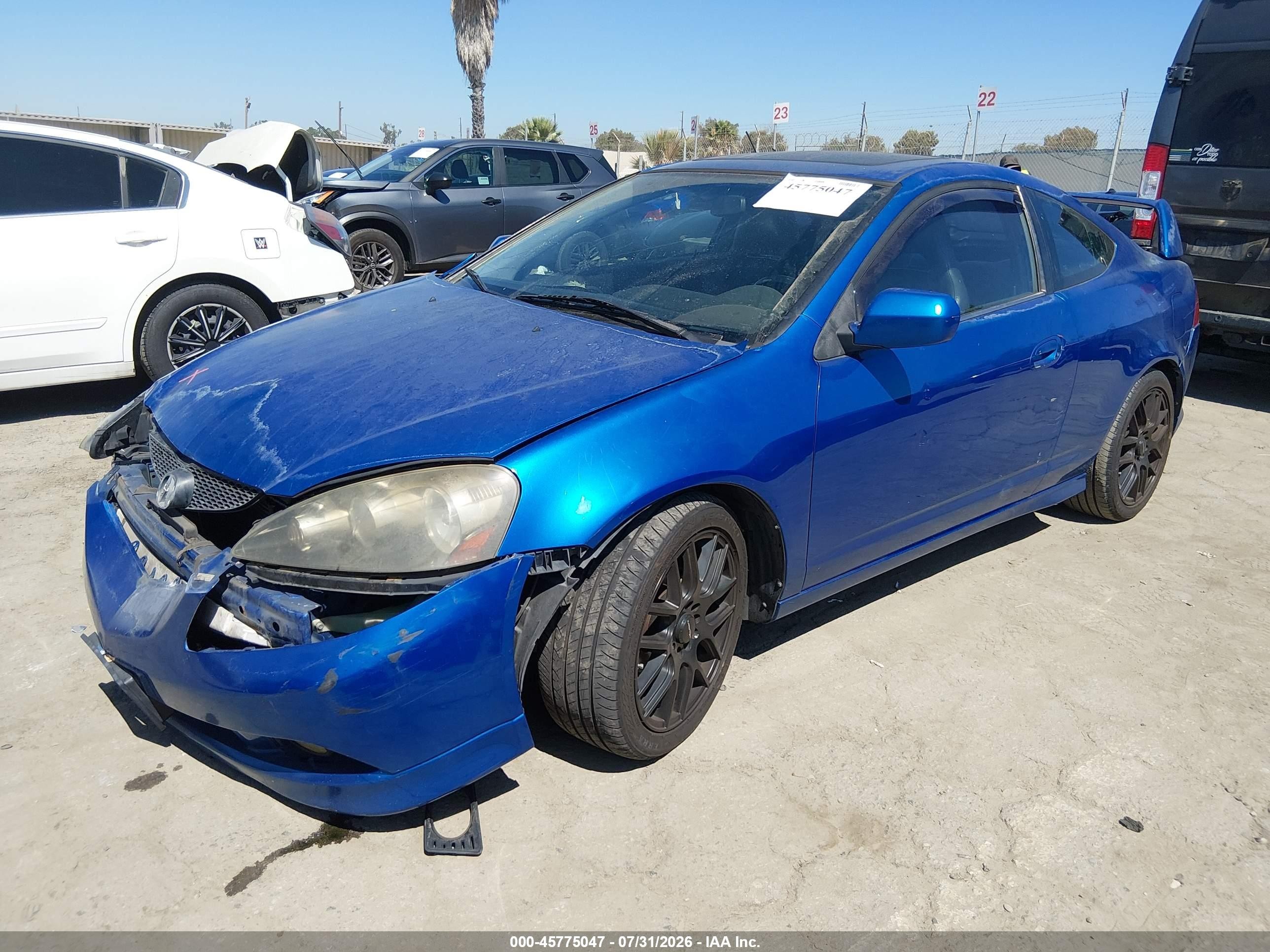 2006 Acura Rsx   Blue vin: JH4DC54866S011859