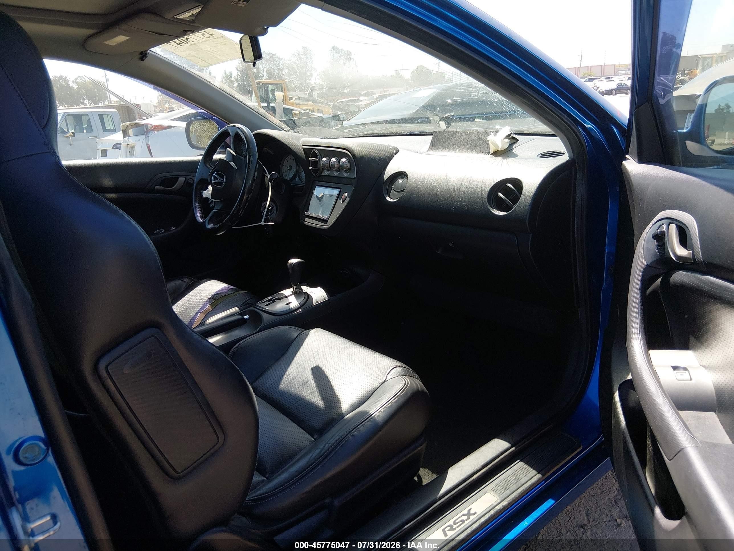 2006 Acura Rsx   Blue vin: JH4DC54866S011859