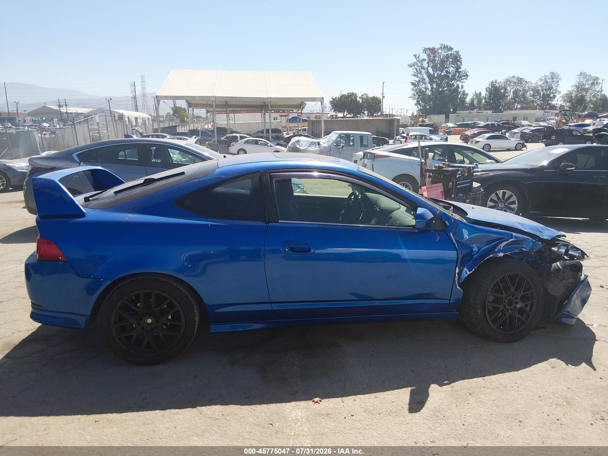 2006 Acura Rsx   Blue vin: JH4DC54866S011859