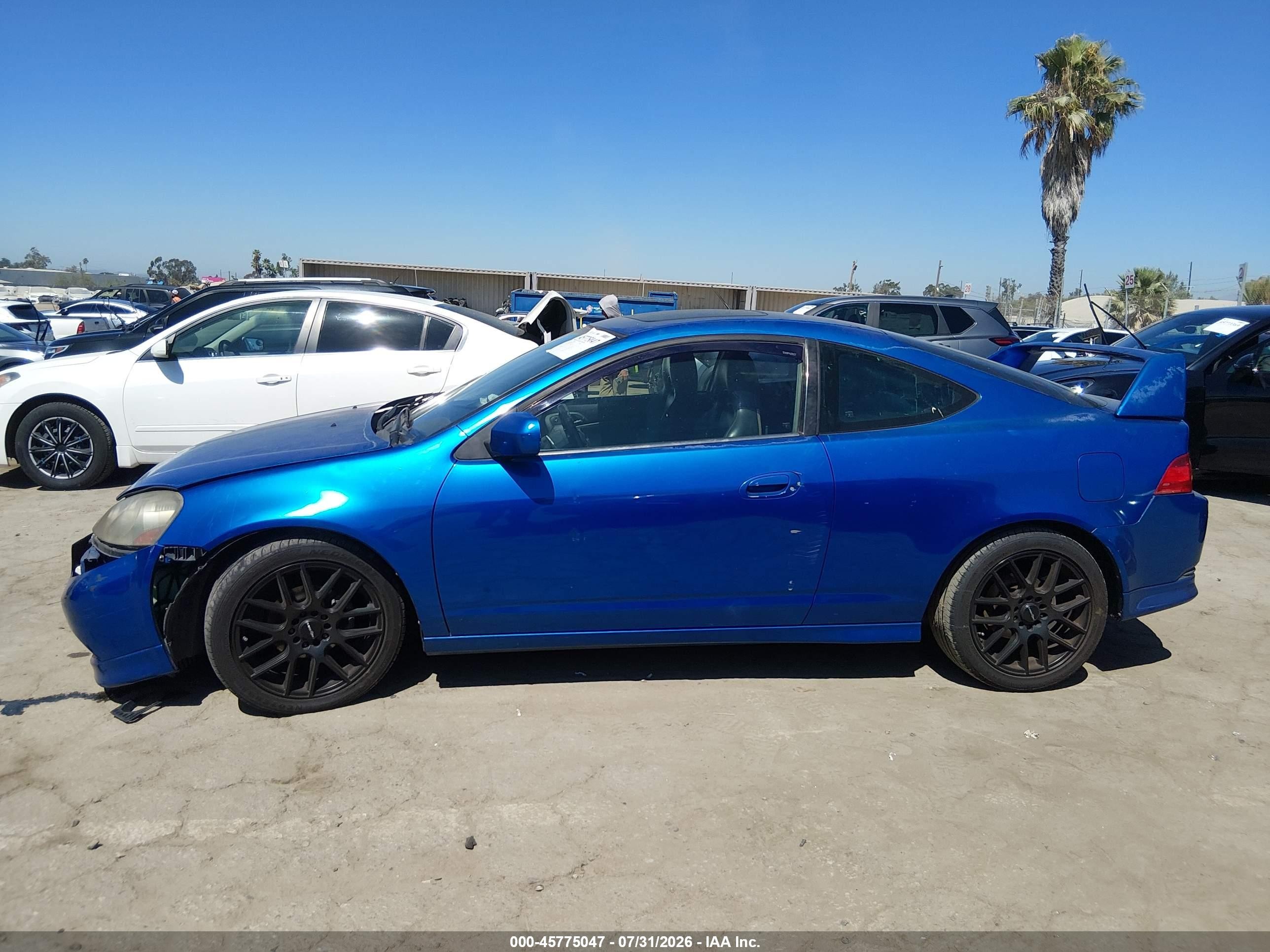 2006 Acura Rsx   Blue vin: JH4DC54866S011859