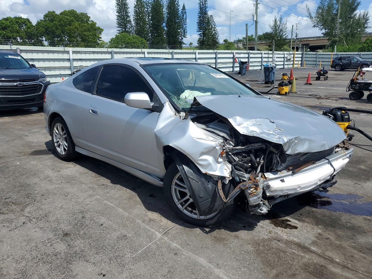 2006 Acura Rsx Серебряный vin: JH4DC54866S015586