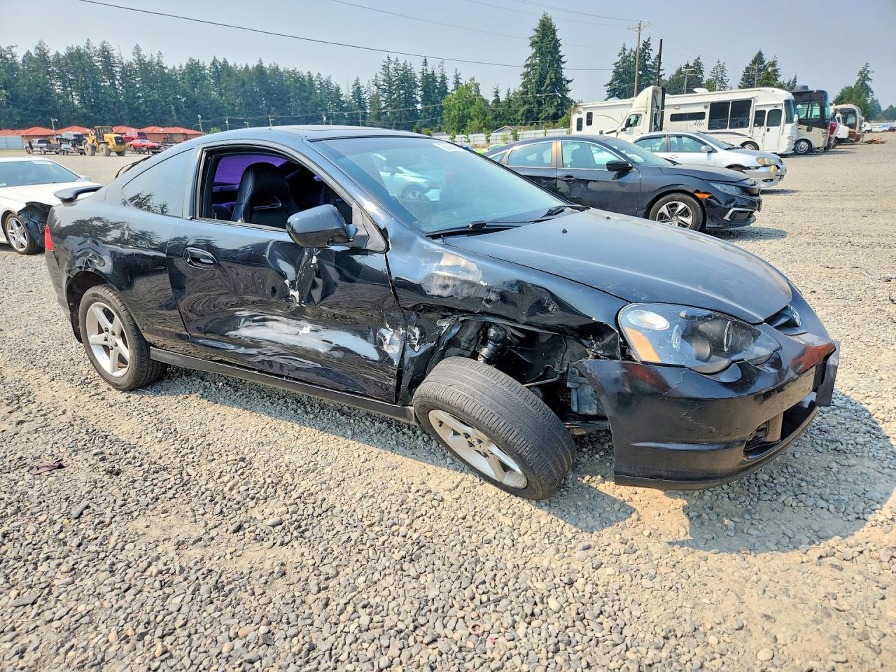 2002 Acura Rsx Black vin: JH4DC54872C012314